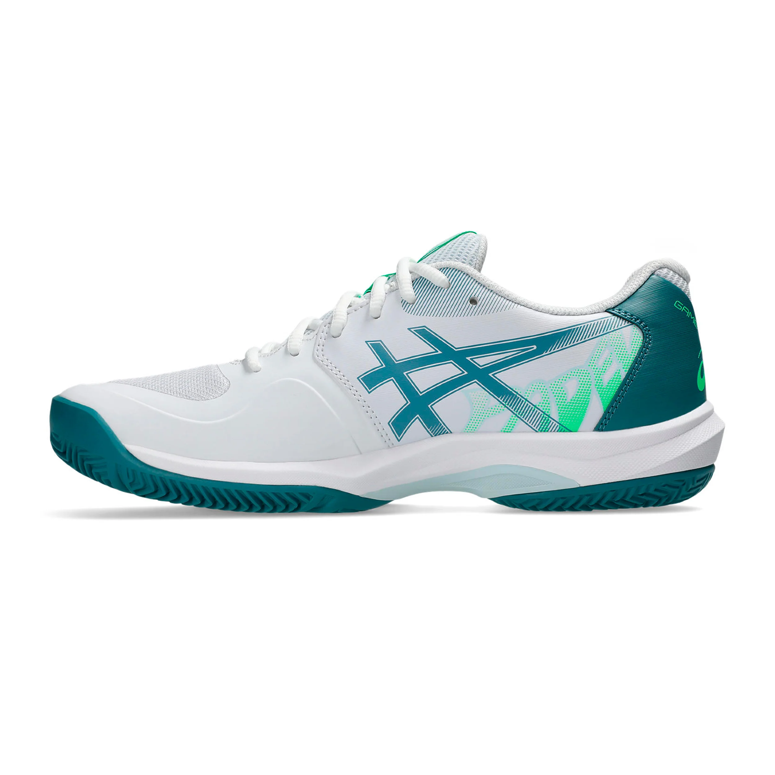 Game FF Zapatilla de pádel Hombres - blanco, color petróleo - Image 2