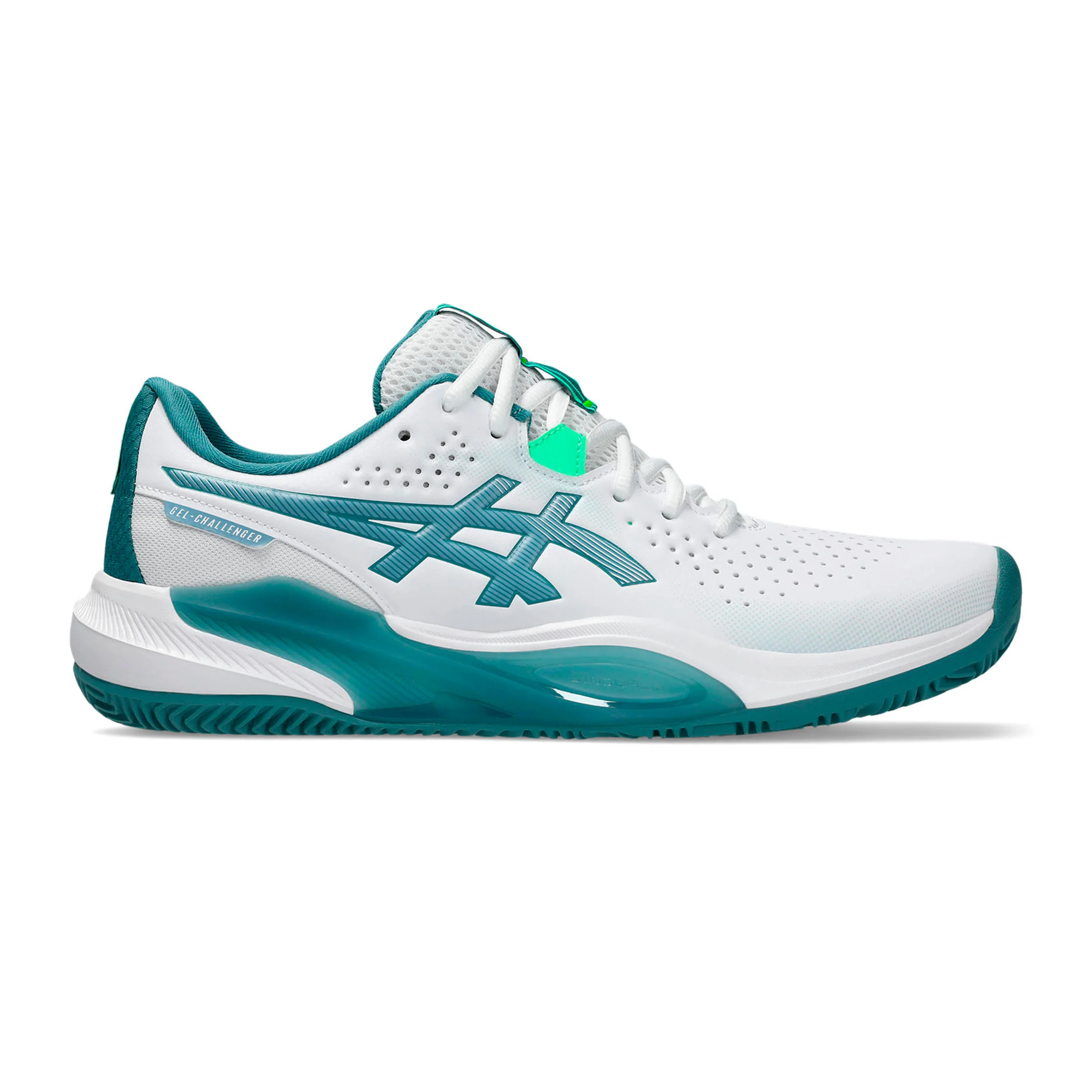 Gel-Challenger 15 Zapatilla de pádel Hombres - blanco, color petróleo