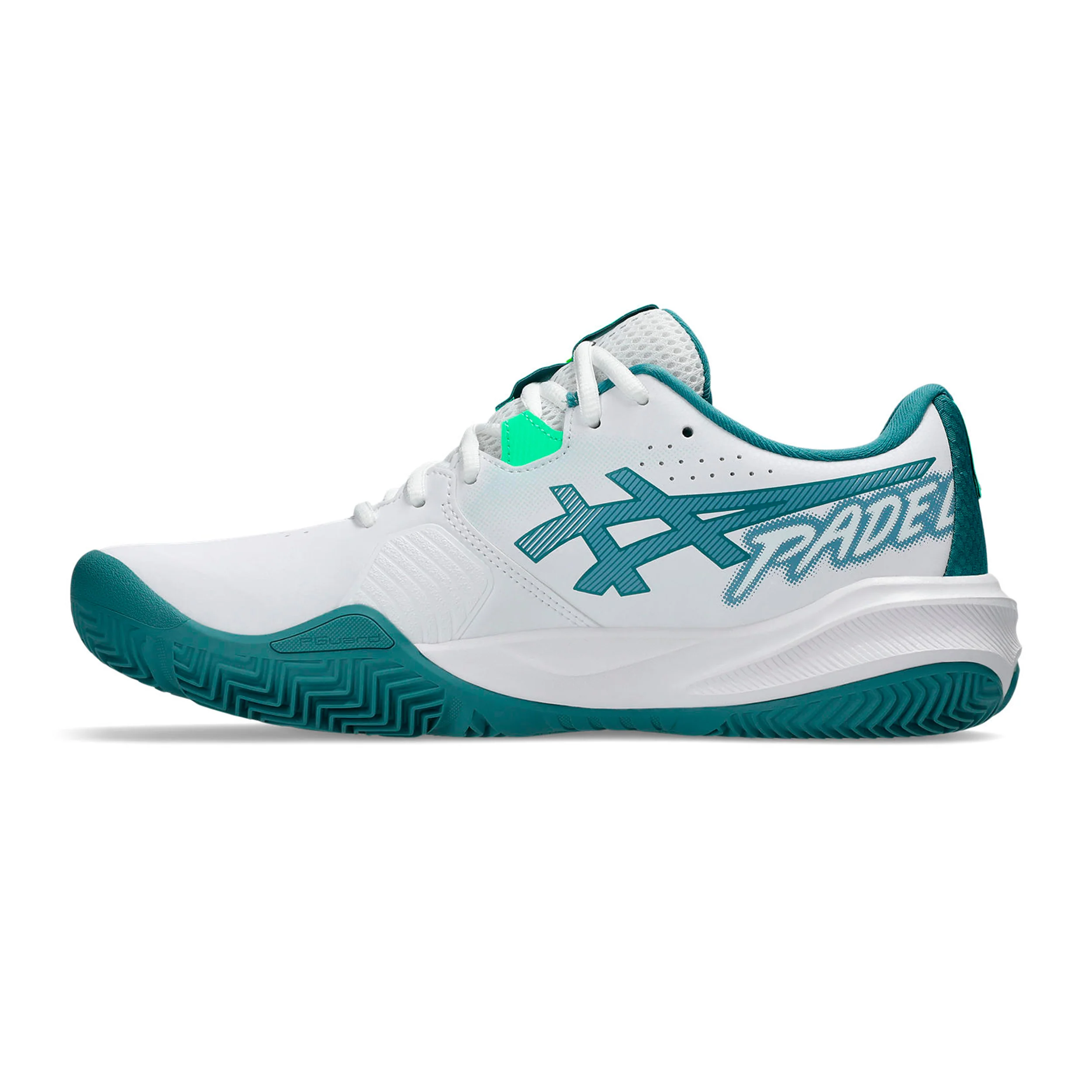 Gel-Challenger 15 Zapatilla de pádel Hombres - blanco, color petróleo - Image 2