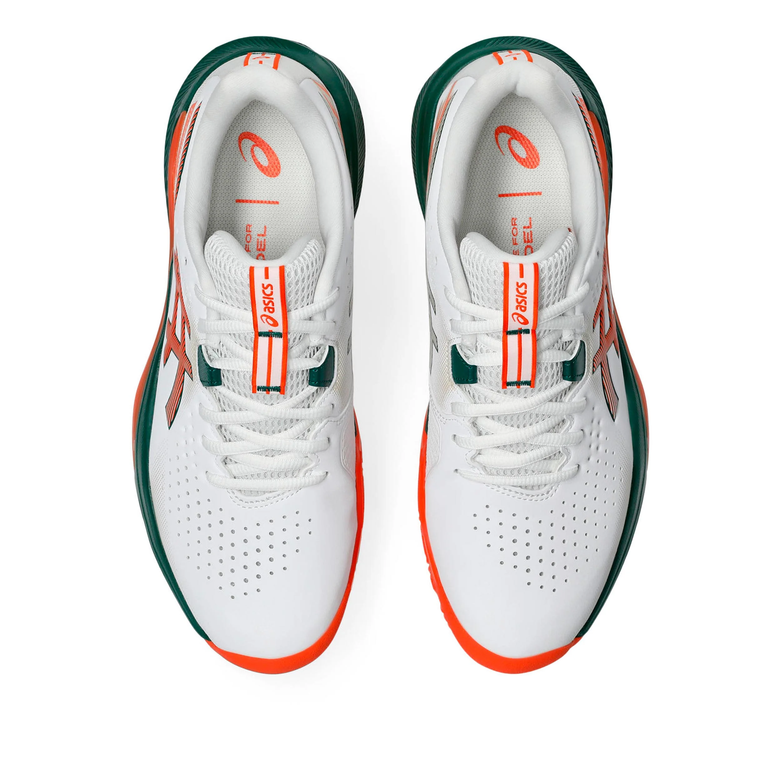 Gel-Challenger 15 Zapatilla de pádel Hombres - blanco, verde oscuro - Image 3