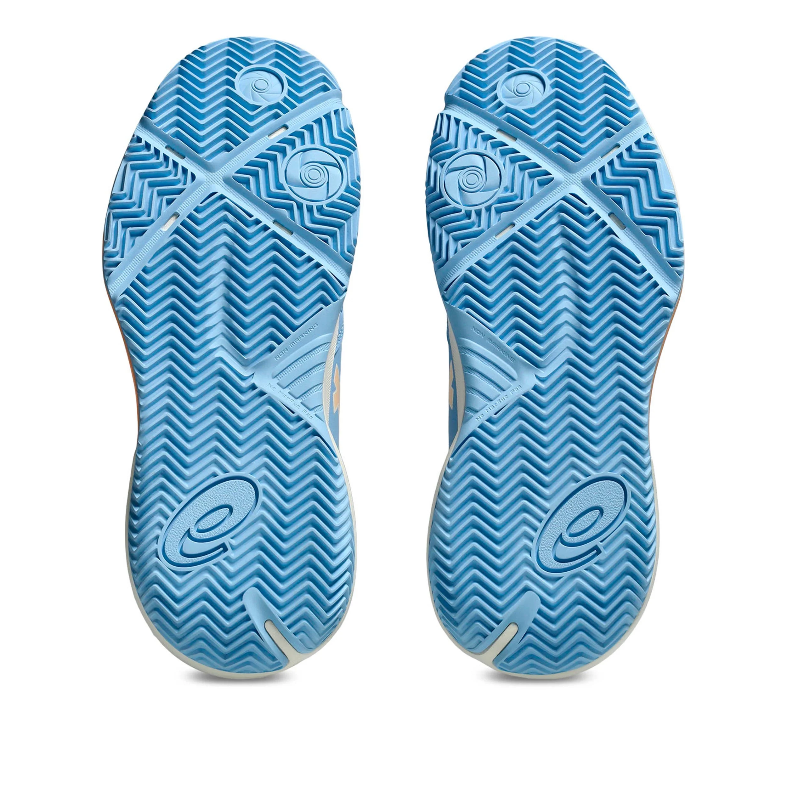 Gel-Challenger 15 Zapatilla de pádel Mujeres - azul claro, albaricoque - Image 4