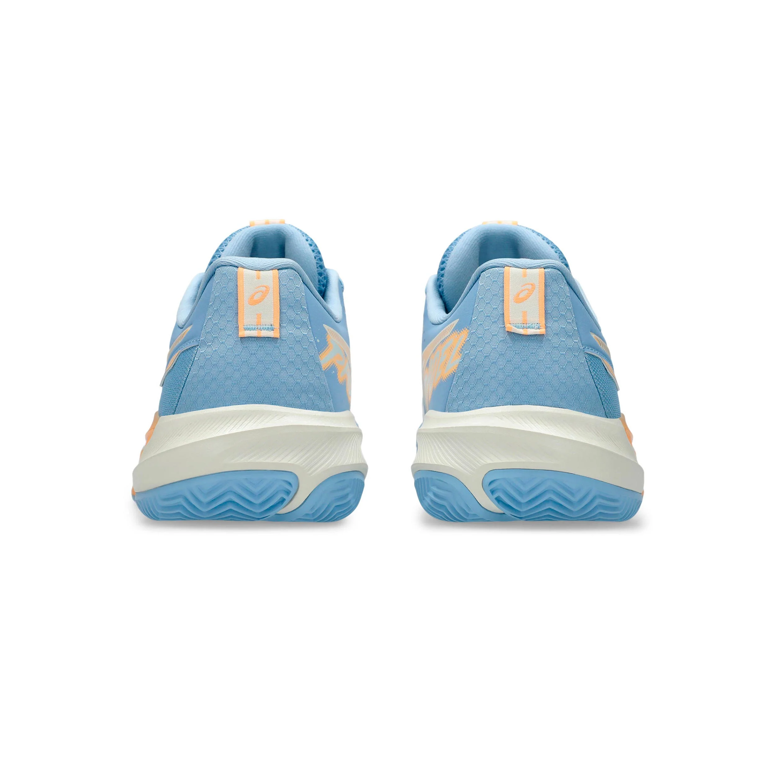 Gel-Challenger 15 Zapatilla de pádel Mujeres - azul claro, albaricoque - Image 5
