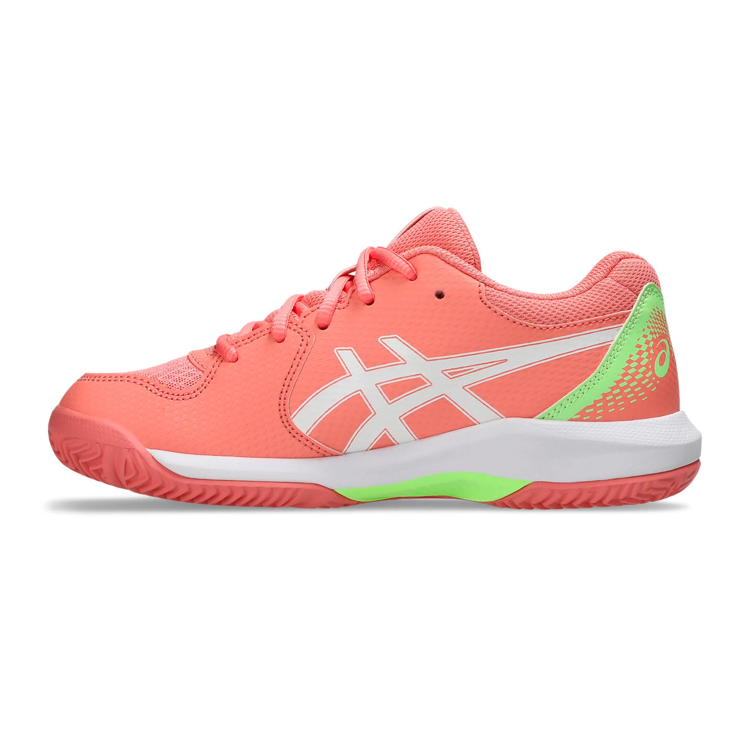 GEL-DEDICATE 8 PADEL GS Zapatilla de pádel Niños-coral, blanco - Image 2
