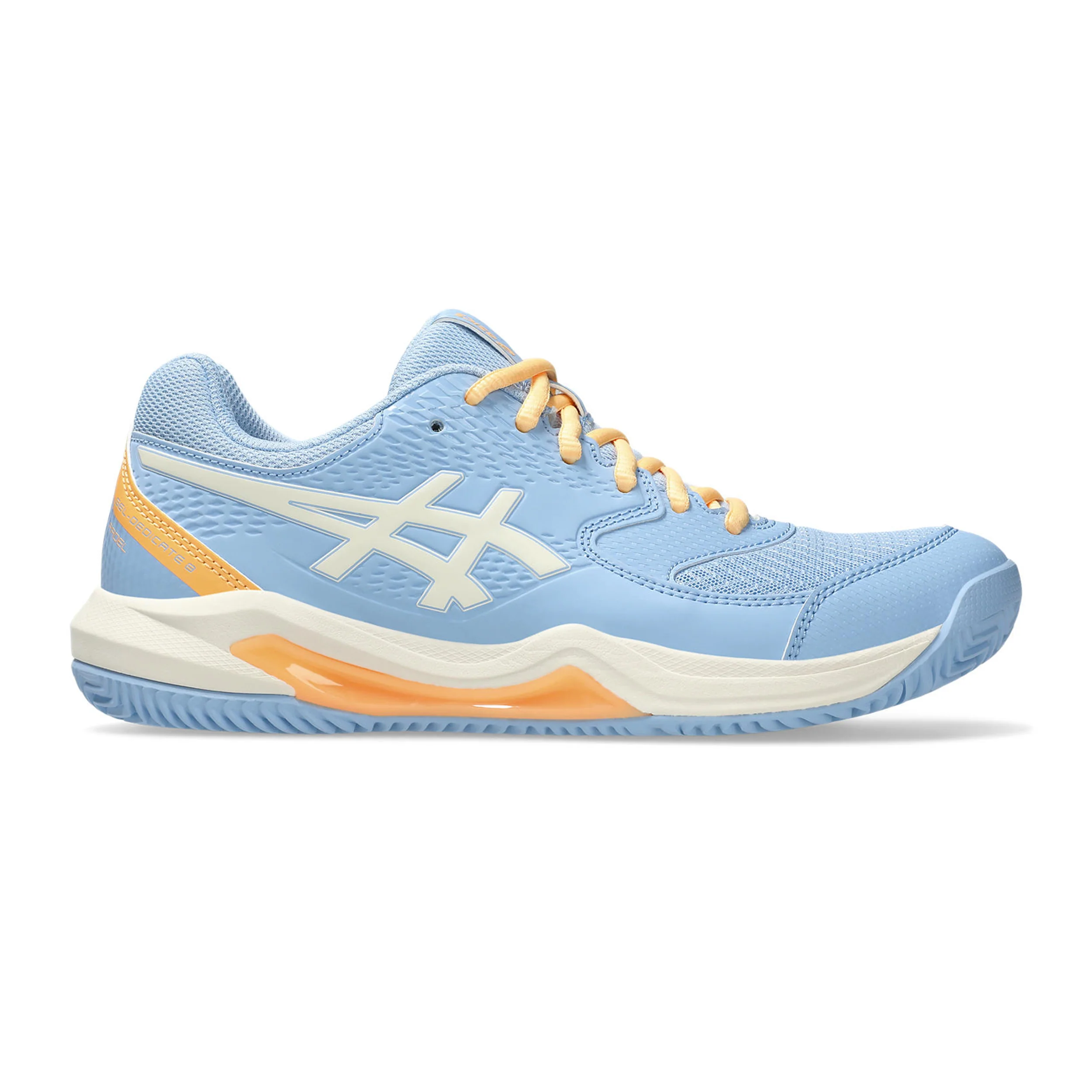 Gel-Dedicate 8 Zapatilla De Pádel Mujeres-Azul-gris,Crema