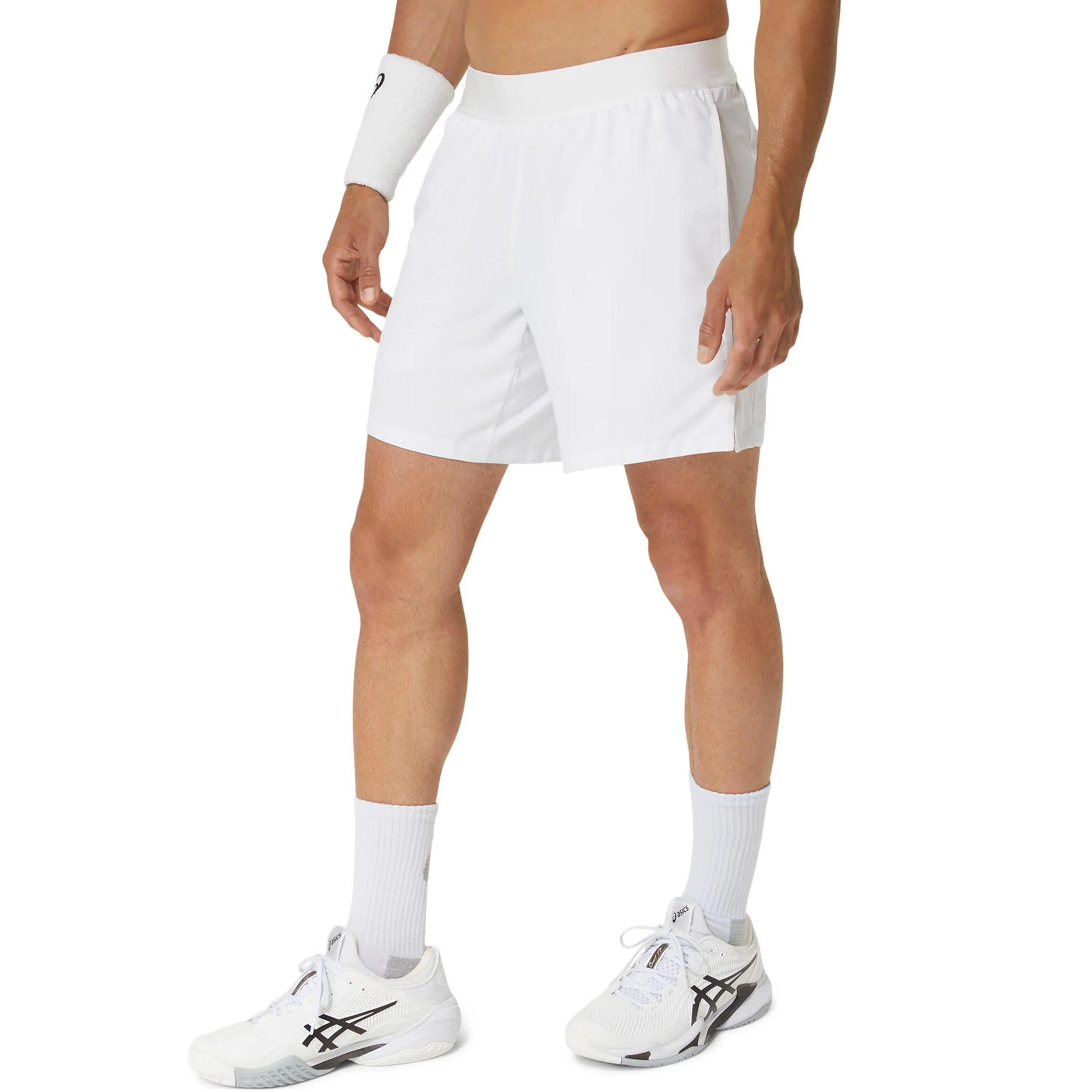 Match 7in Shorts Hombres-Blanco - Image 3