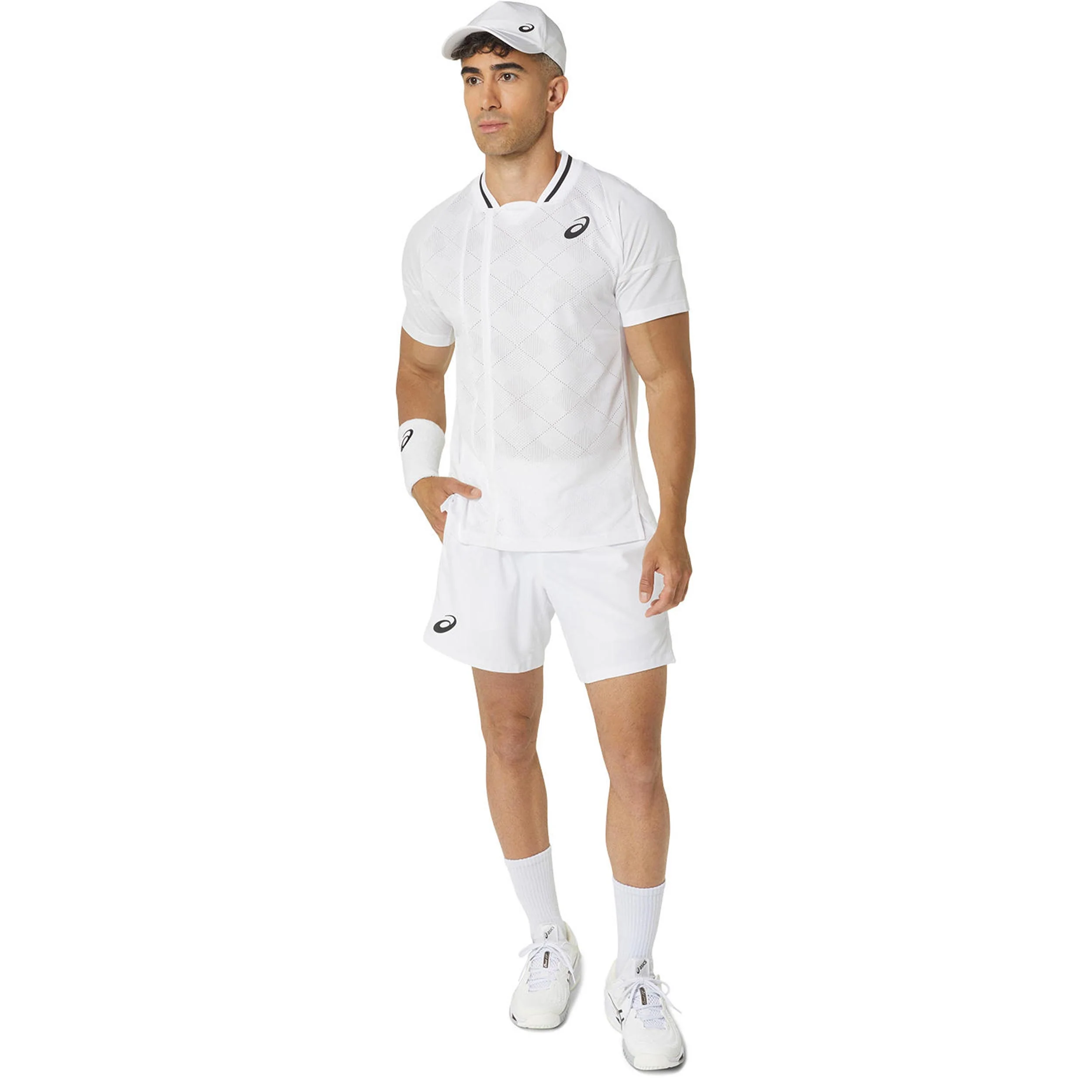 Match 7in Shorts Hombres-Blanco - Image 7