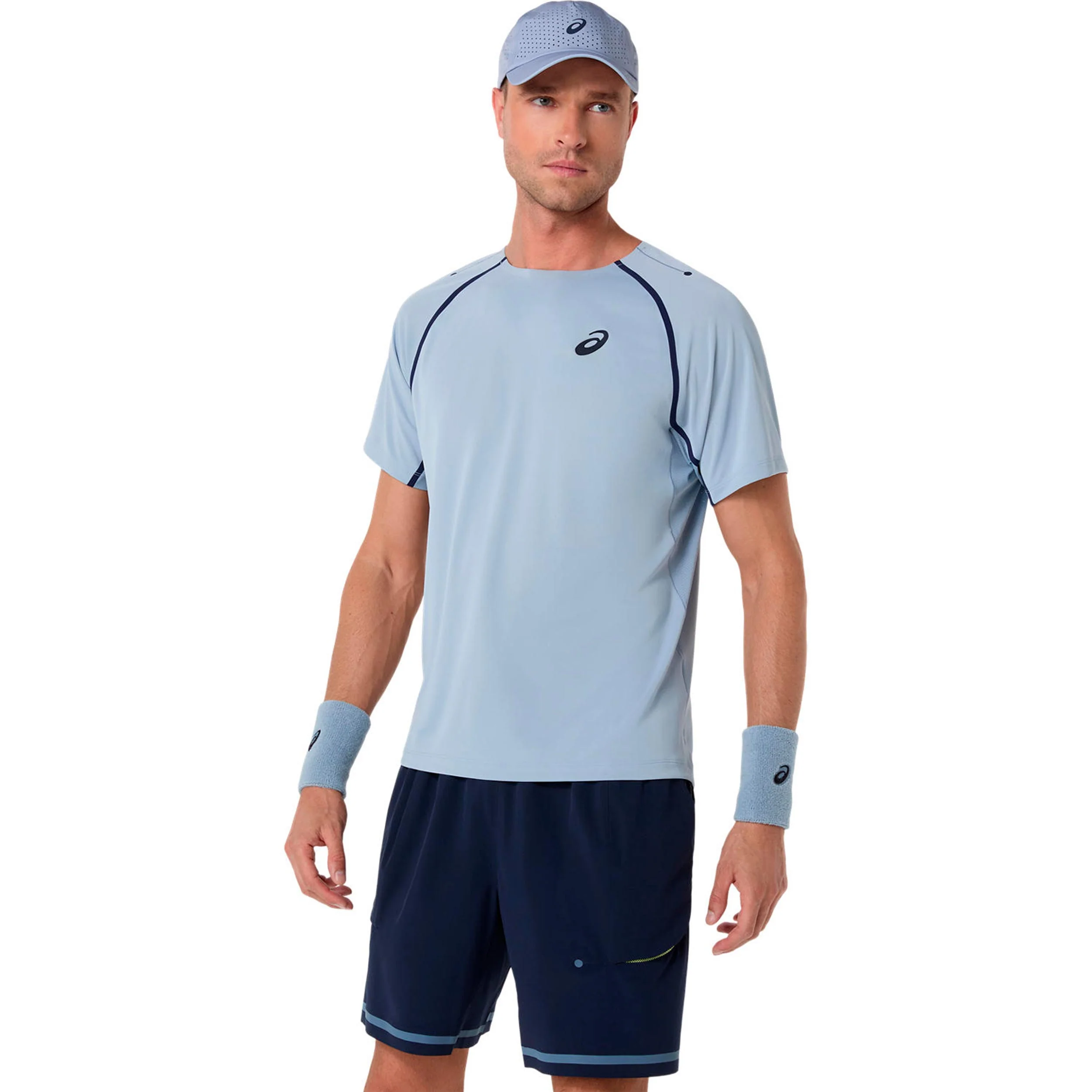 Match Camiseta de manga corta Hombres-azul-gris - Image 2