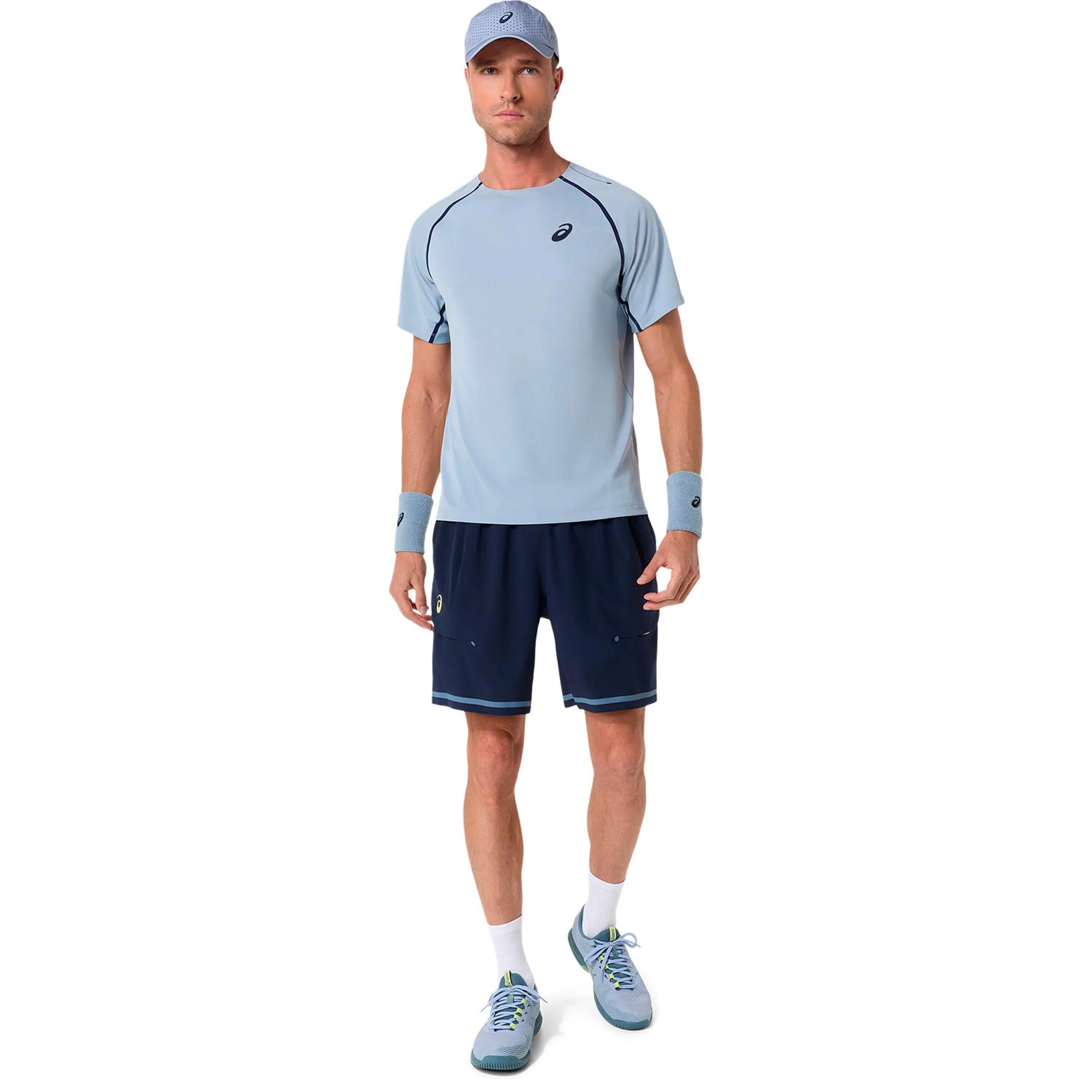 Match Camiseta de manga corta Hombres-azul-gris - Image 6