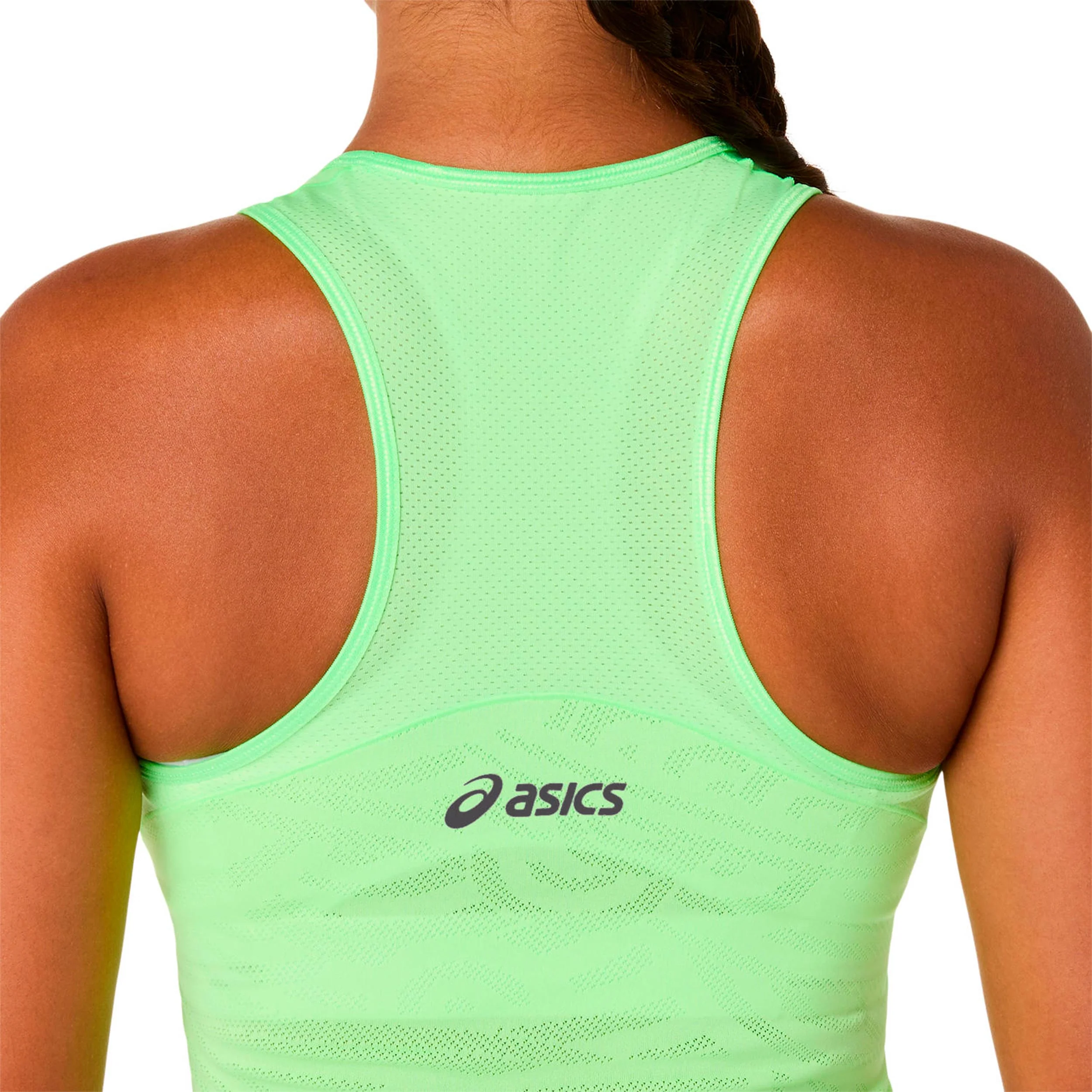 Match Jacquard Crop Camiseta de tirantes Mujeres-lima - Image 5