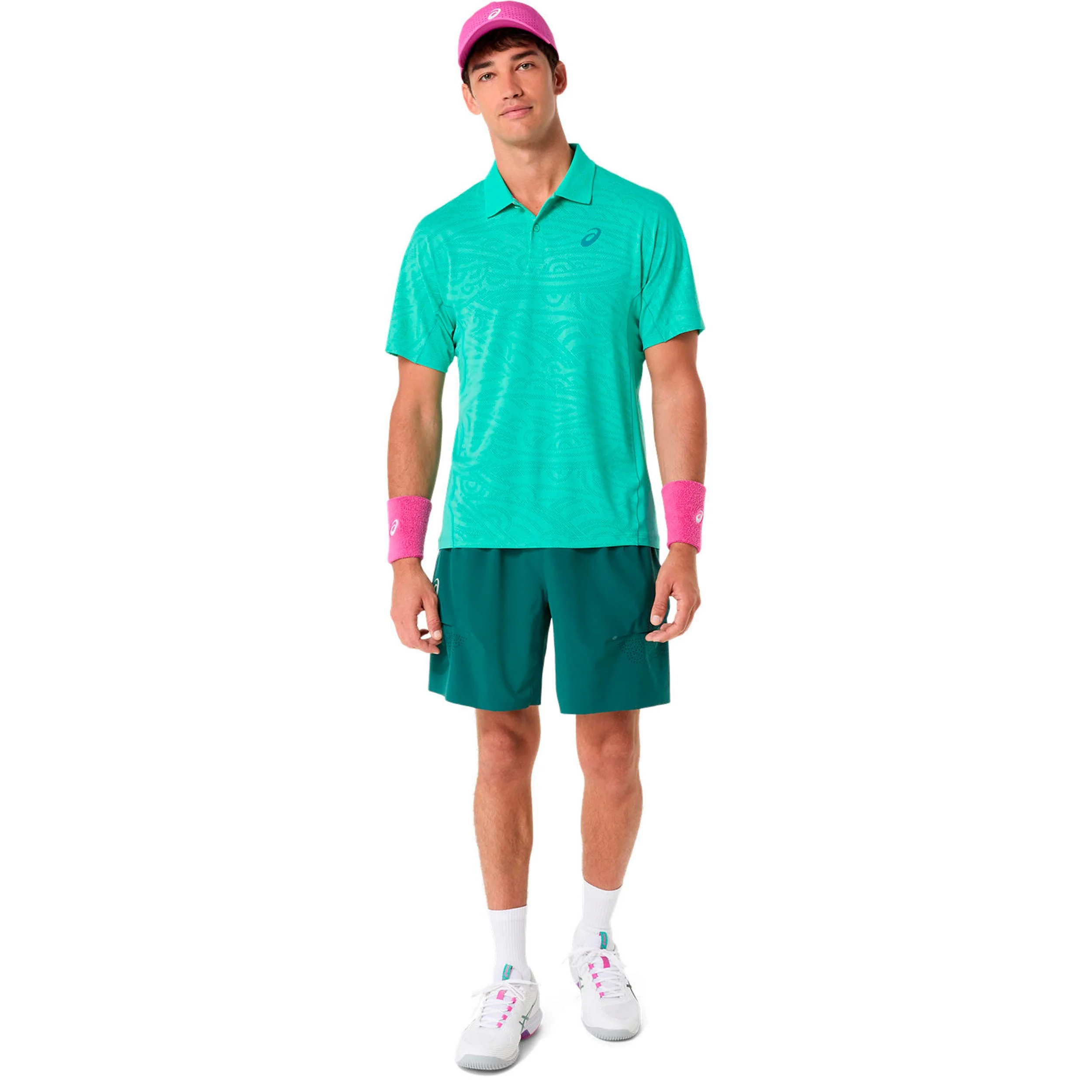 Match Jacquard Polo Hombres - verde - Image 6