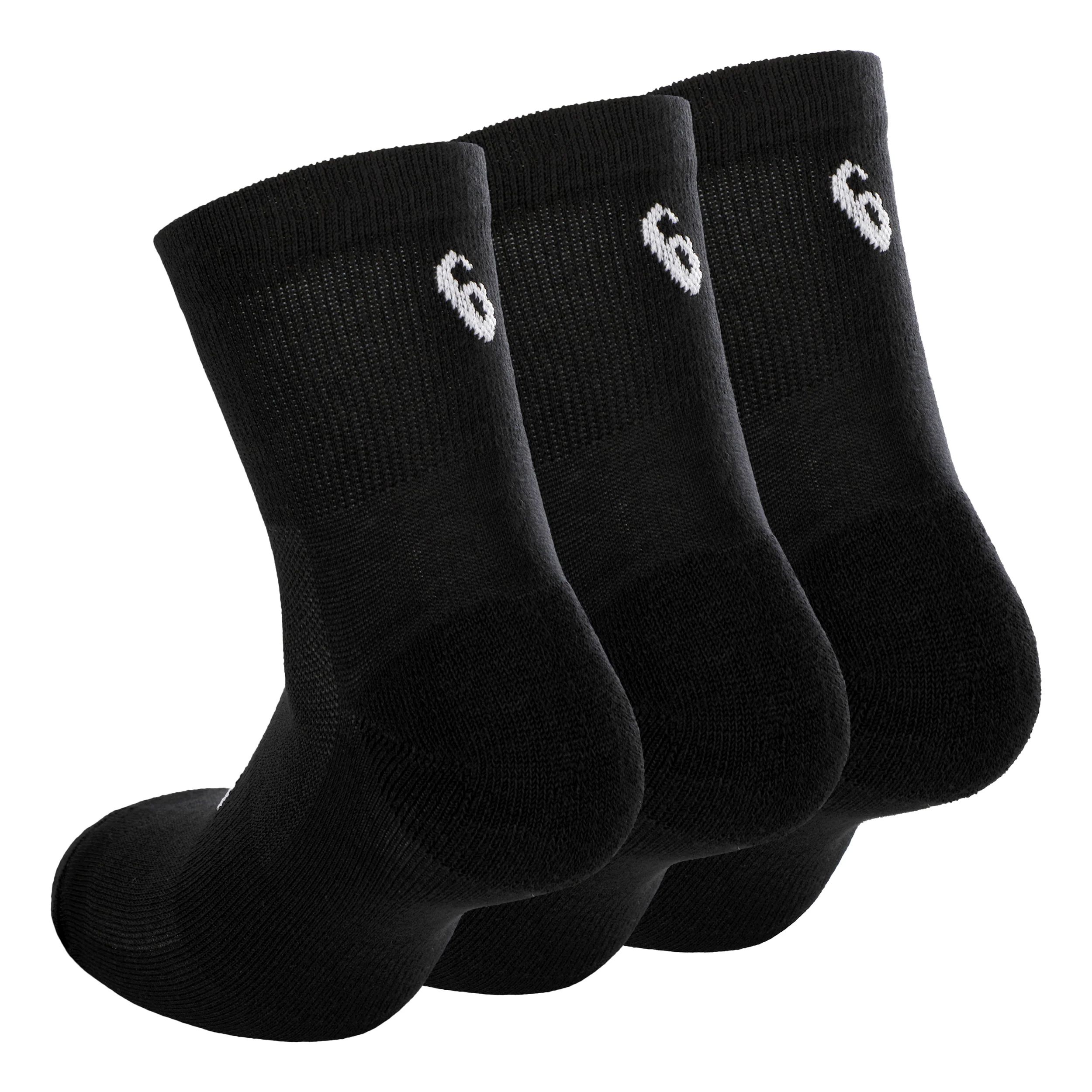 Quarter Calcetines Deporte Pack De 3-Negro,Blanco - Image 2