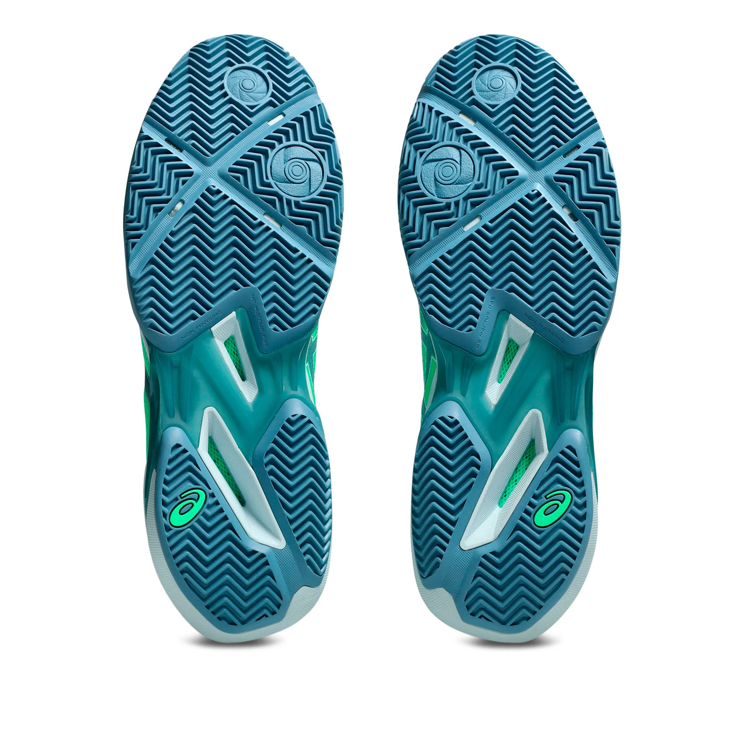 Sonicsmash FF Zapatilla de pádel Hombres - verde neón, azul-gris - Image 4