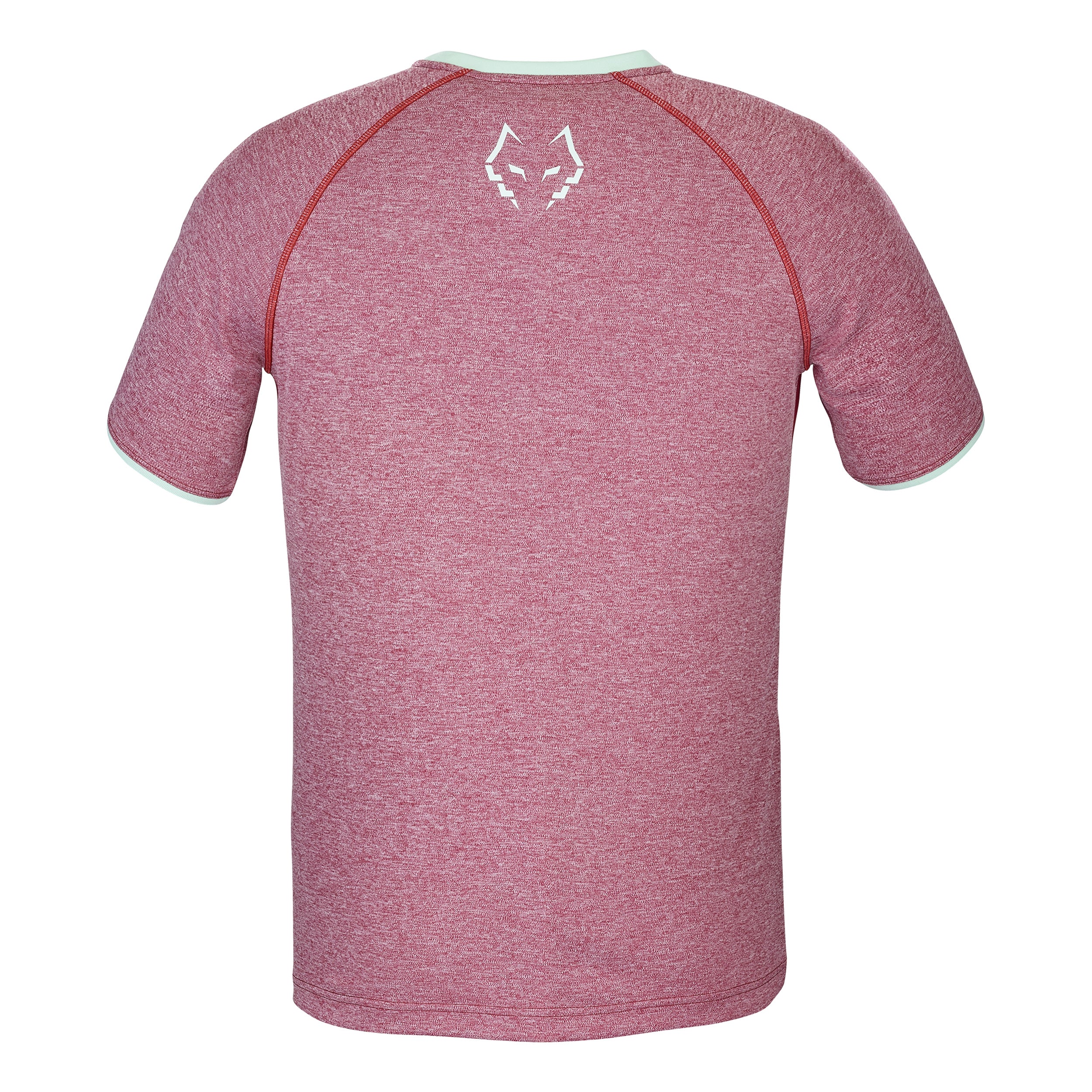 Crew Neck Lebron Camiseta De Manga Corta Hombres-Rojo Vino - Image 2