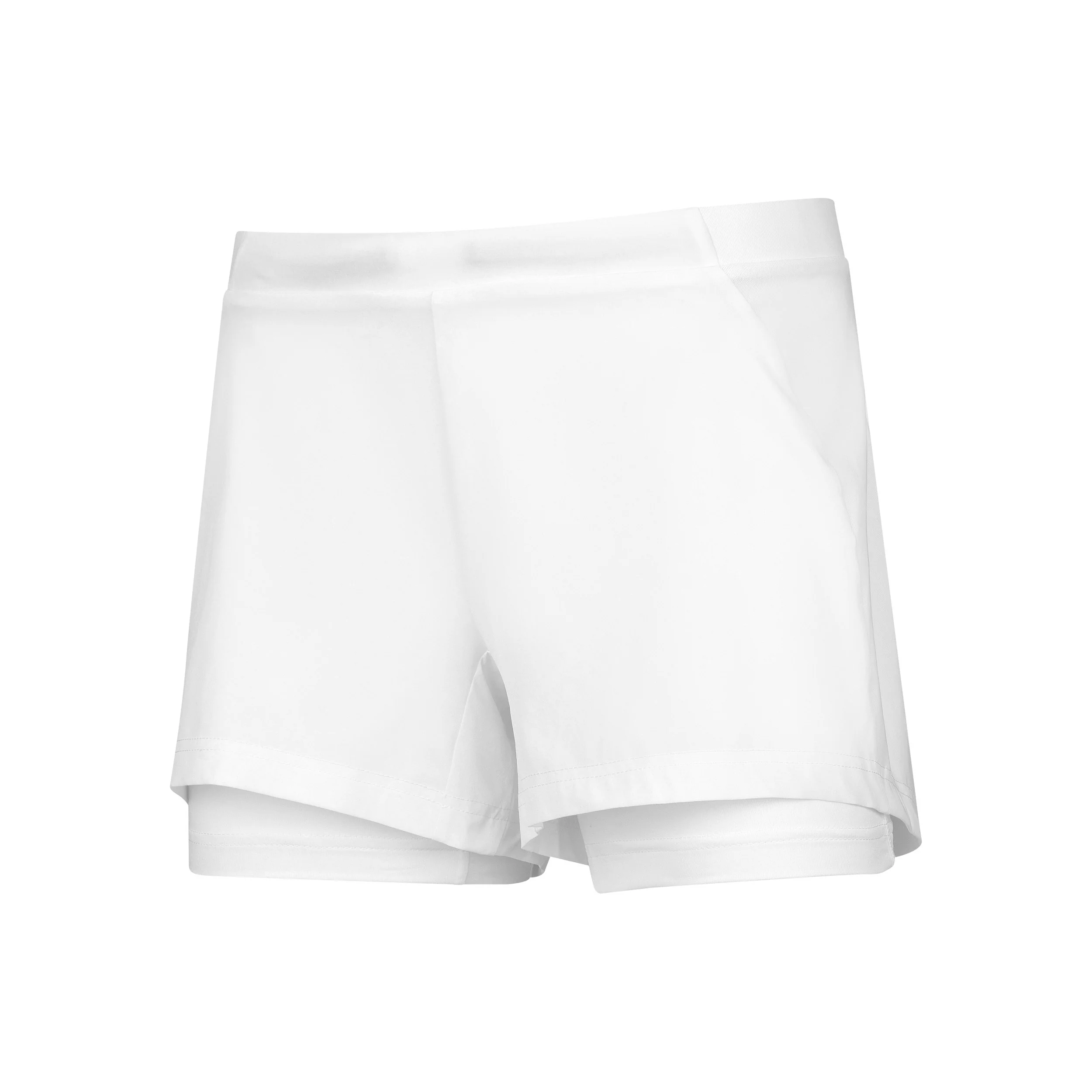 Exercise Shorts Mujeres-Blanco,Gris