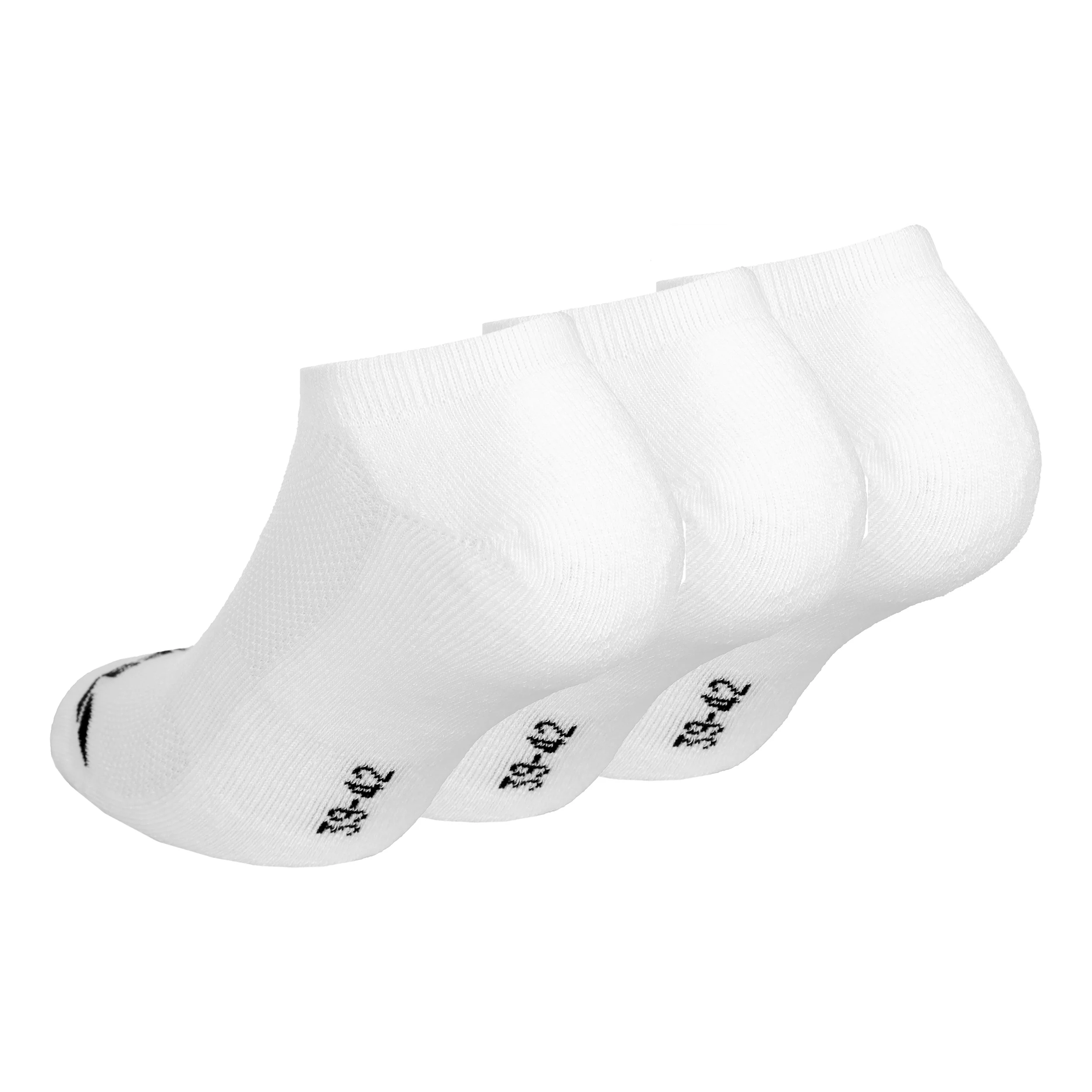 Invisible Calcetines de tenis Pack de 3 Unisex - blanco, negro - Image 2