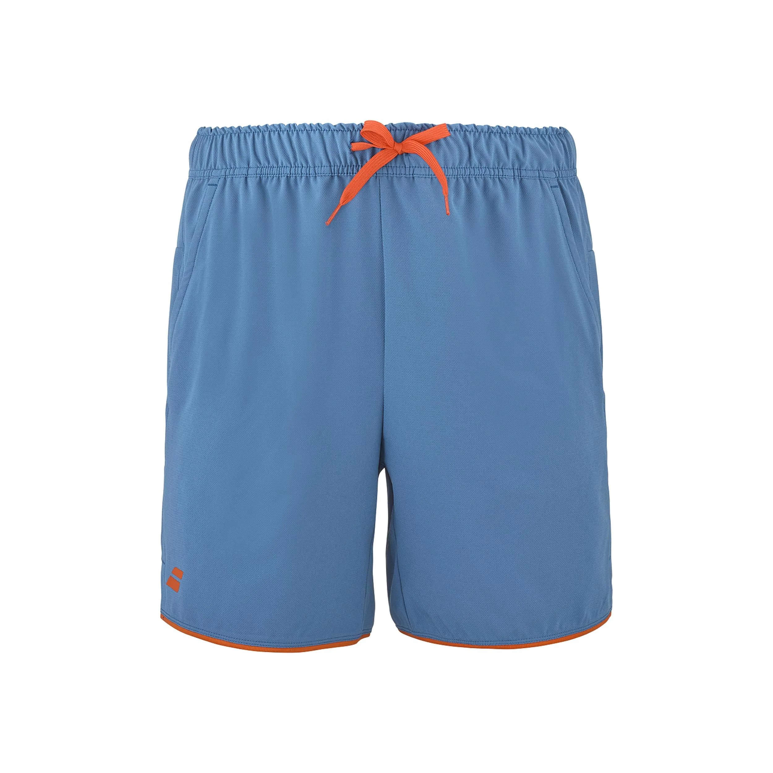 Performance Shorts Hombres - azul claro, naranja