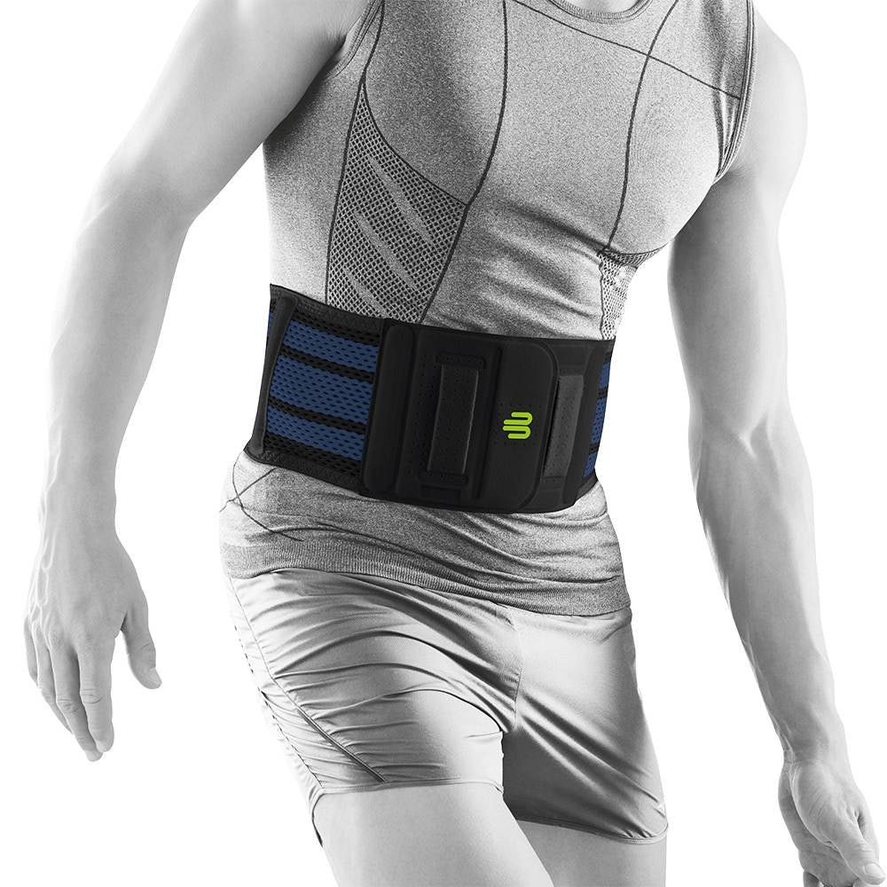 Sports Back Support Vendaje Para La Espalda-Negro,Azul Oscuro - Image 2
