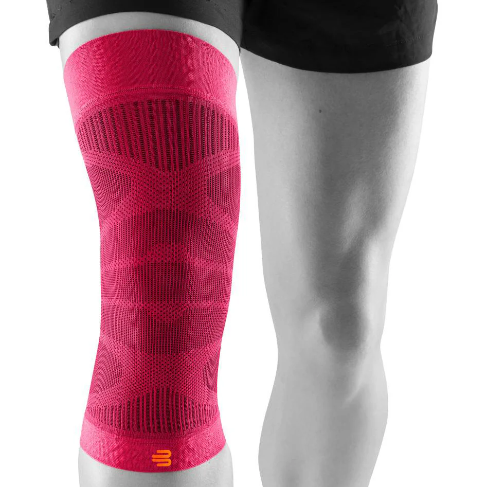Sports Compression Knee Support Vendaje De Rodilla-Rosa - Image 2