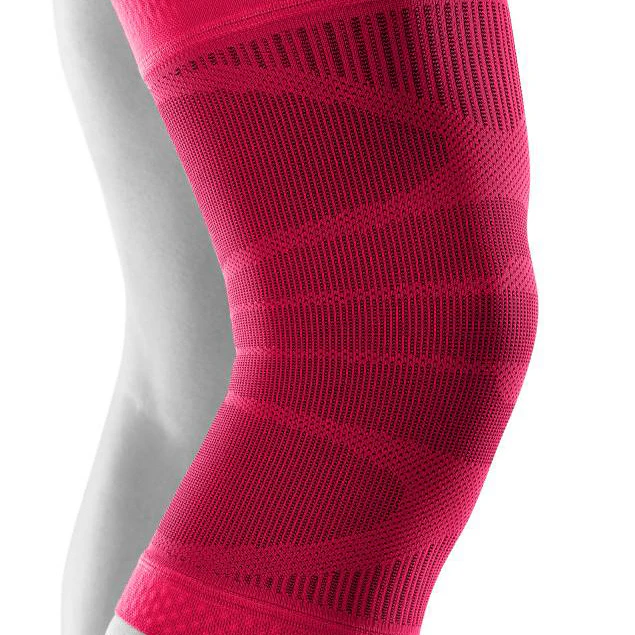 Sports Compression Knee Support Vendaje De Rodilla-Rosa - Image 3