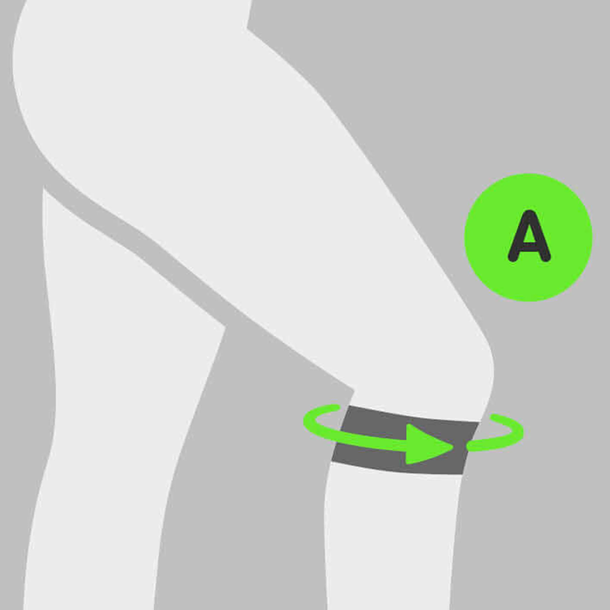Sports Knee Strap Vendaje Para El Tendón Rotuliano-Turquesa,Lima - Image 2