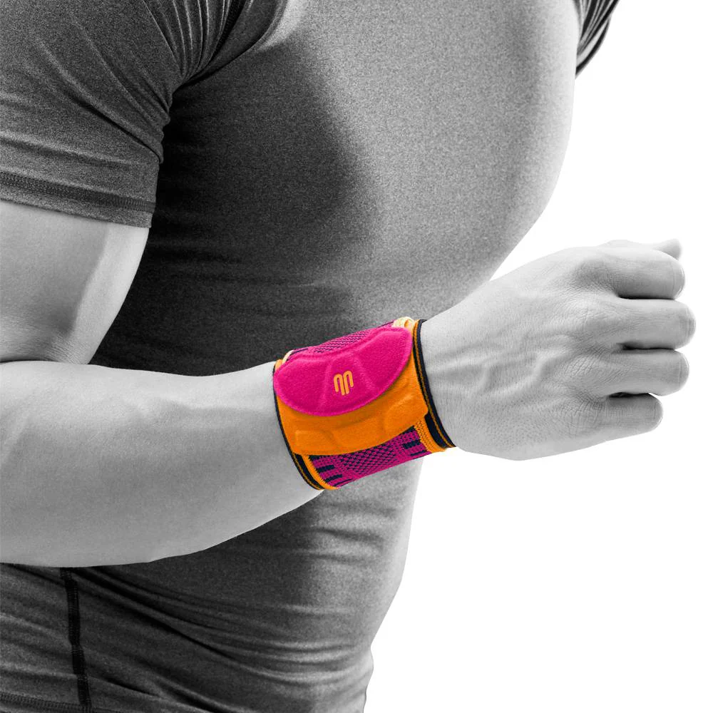 Sports Wrist Strap Muñequera-Rosa,Naranja - Image 2