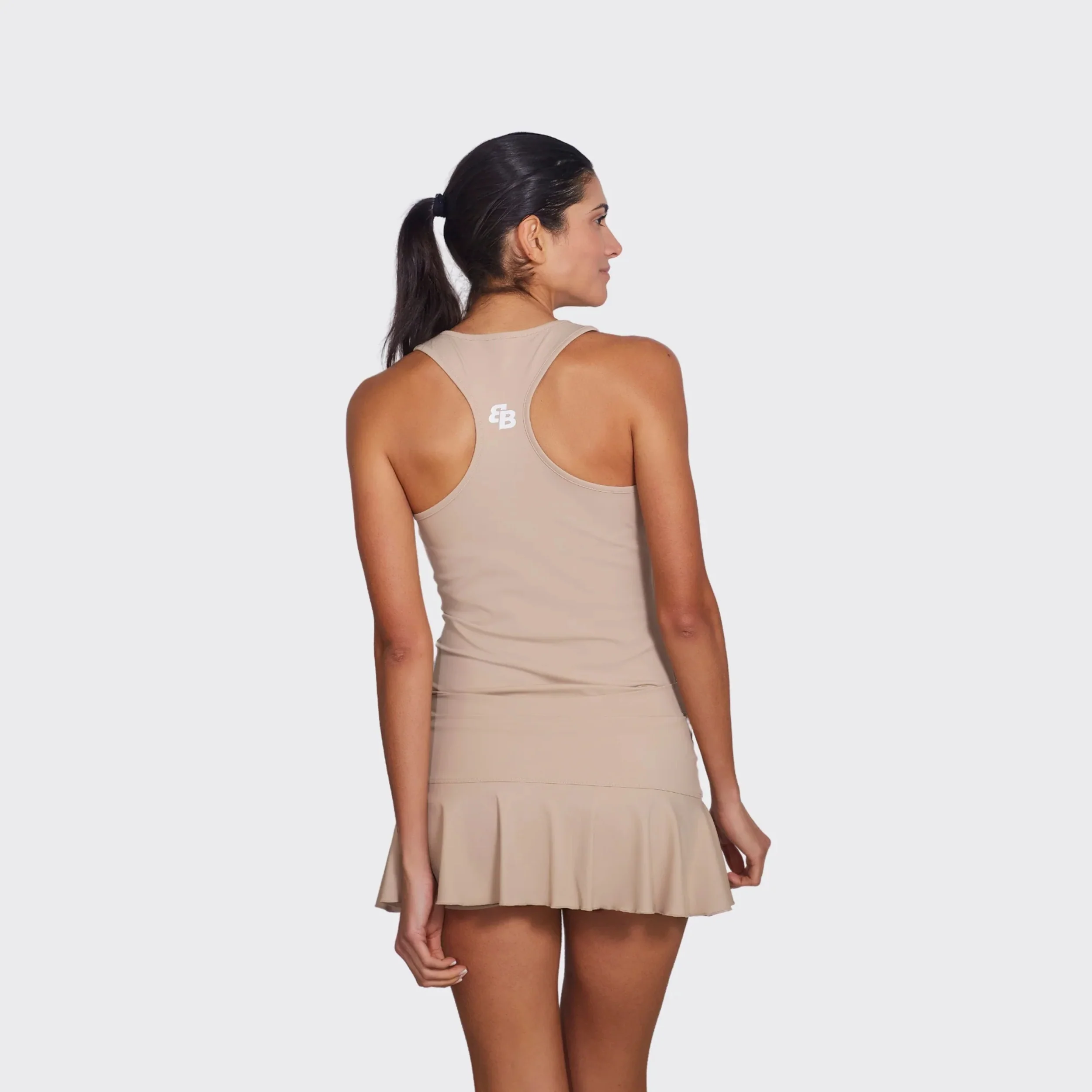 Basica Falda Mujeres-beige - Image 3