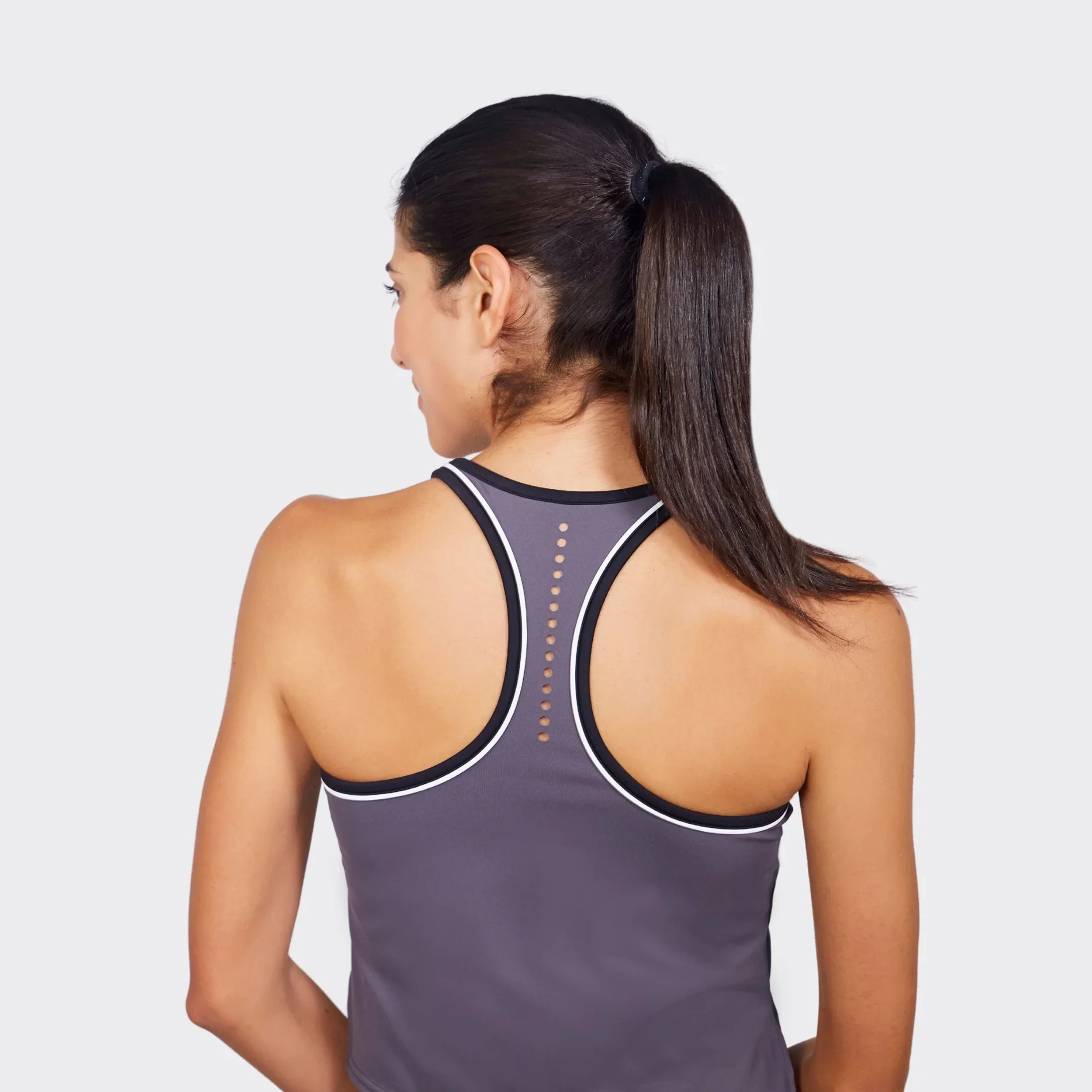 Selene Camiseta de tirantes Mujeres-gris oscuro - Image 3