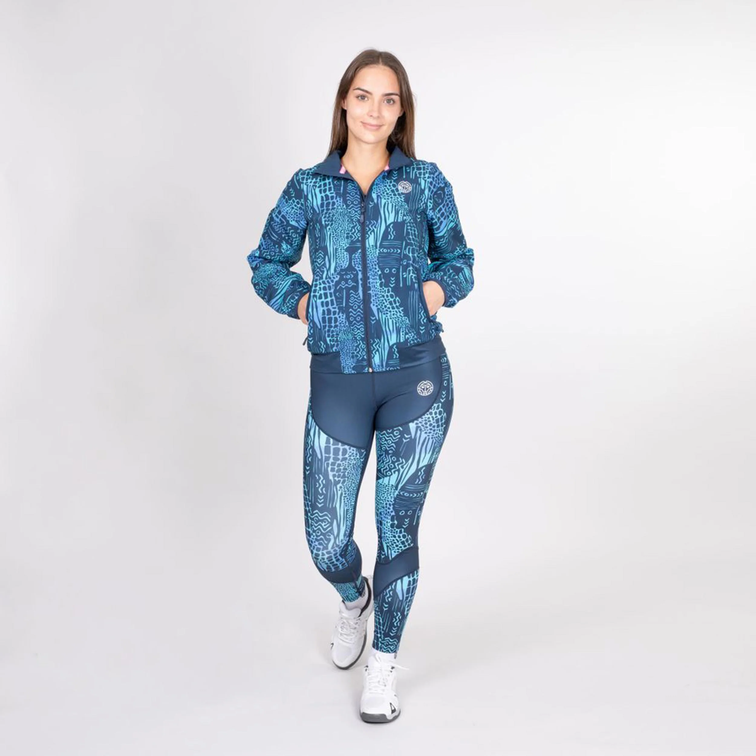 Abiba Tech Mesh Malla Mujeres-Azul Oscuro,Azul Claro - Image 3