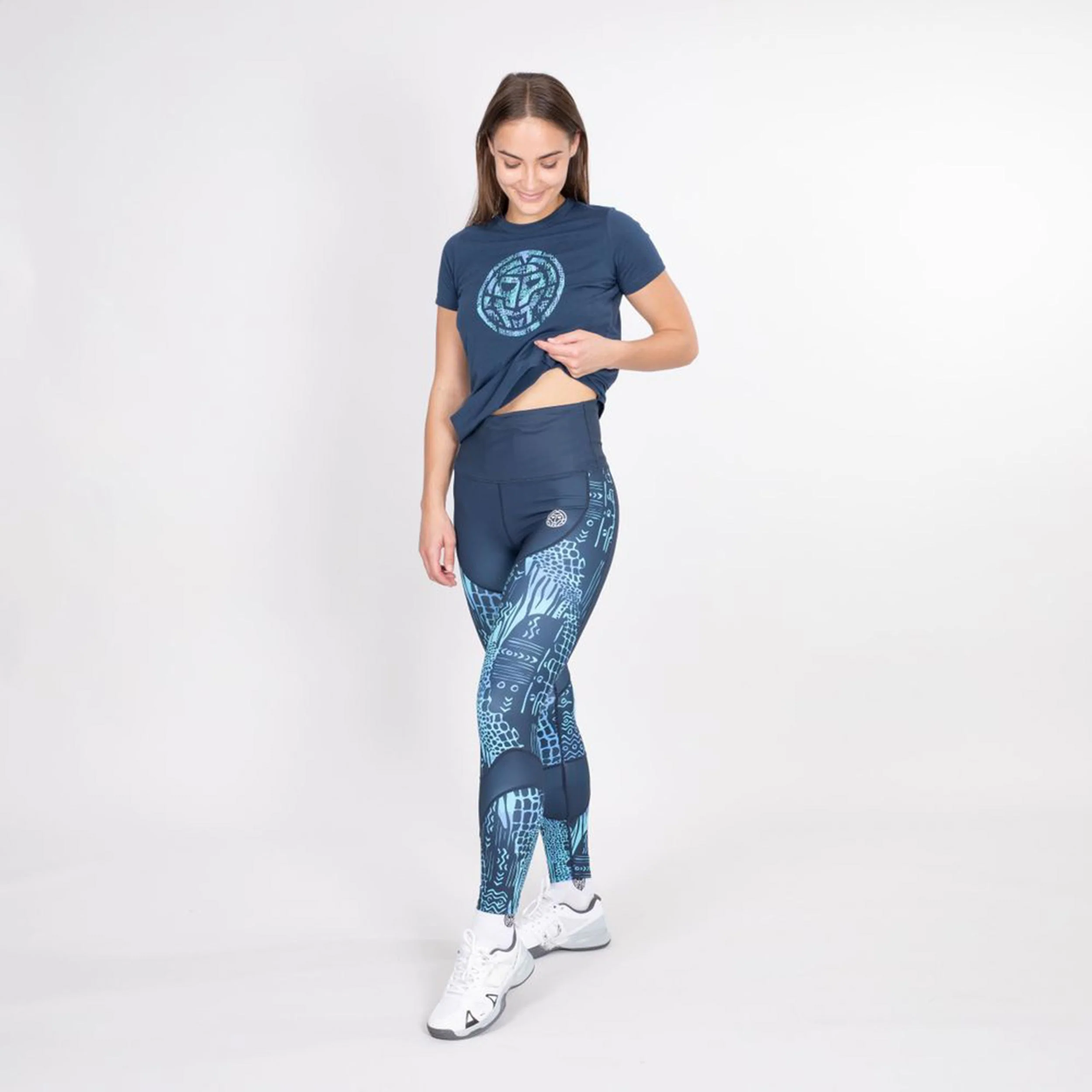 Abiba Tech Mesh Malla Mujeres-Azul Oscuro,Azul Claro - Image 5