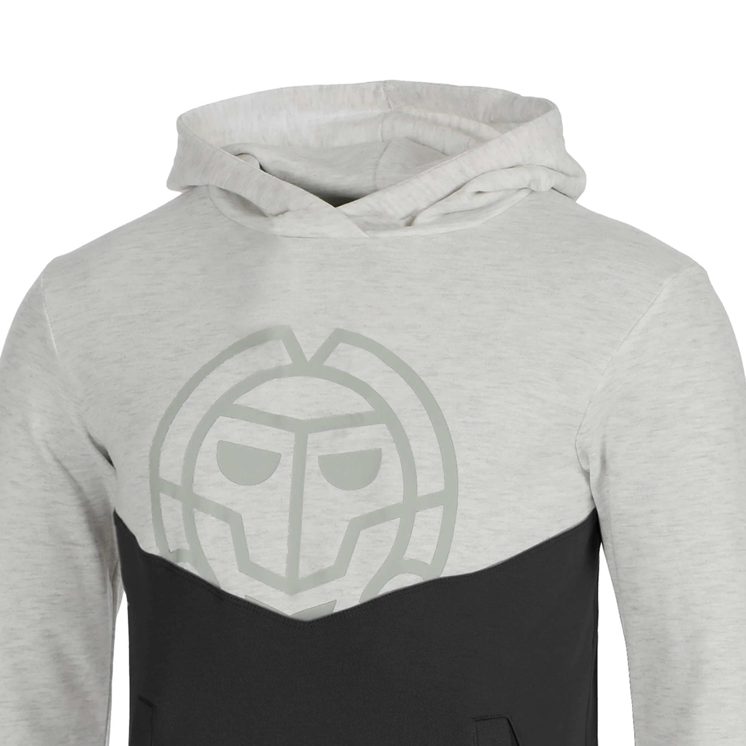 Bassem Lifestyle Sudadera con capucha Chicos - gris claro, negro - Image 3