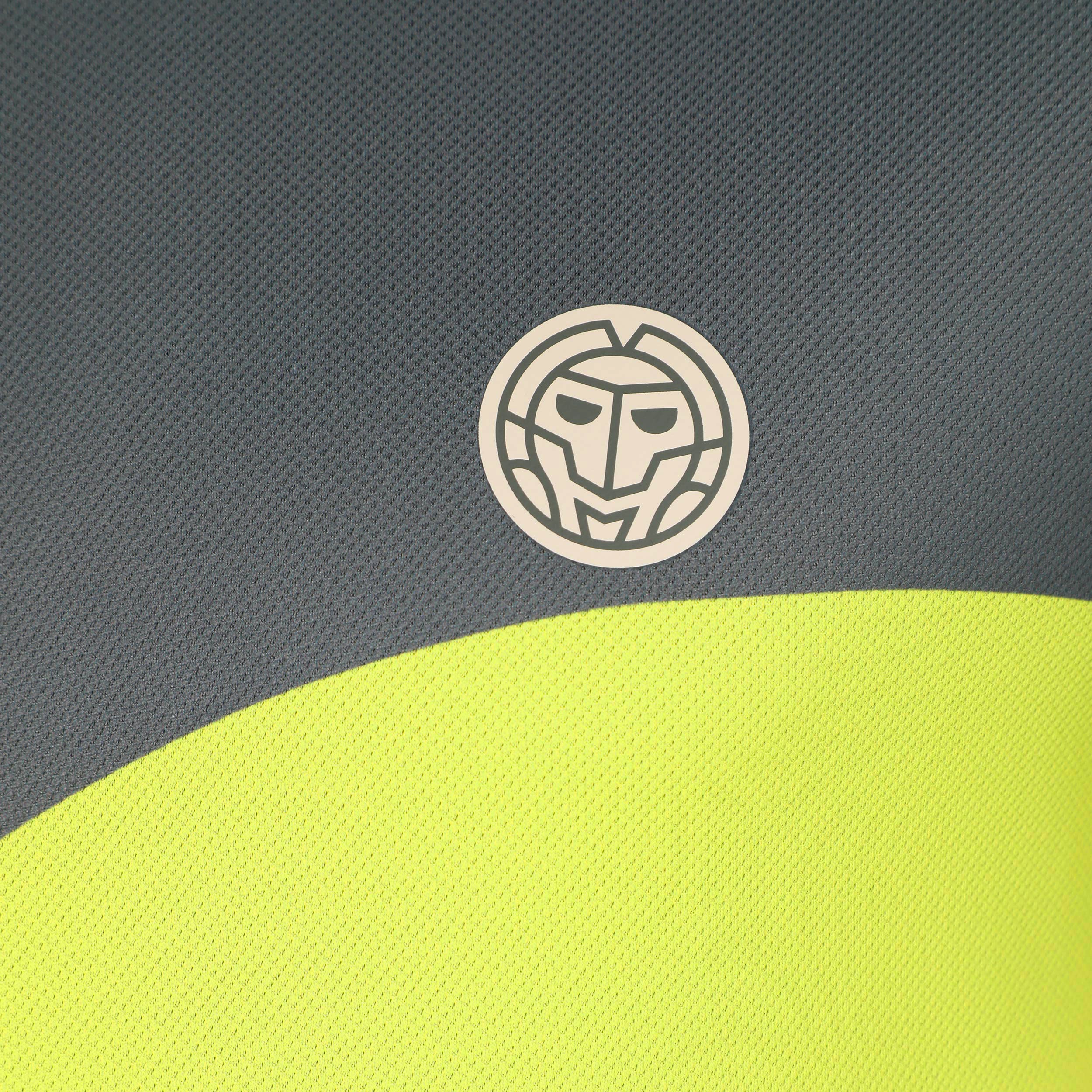 Bubble Camiseta De Manga Corta Hombres-Gris,Amarillo Limón - Image 3