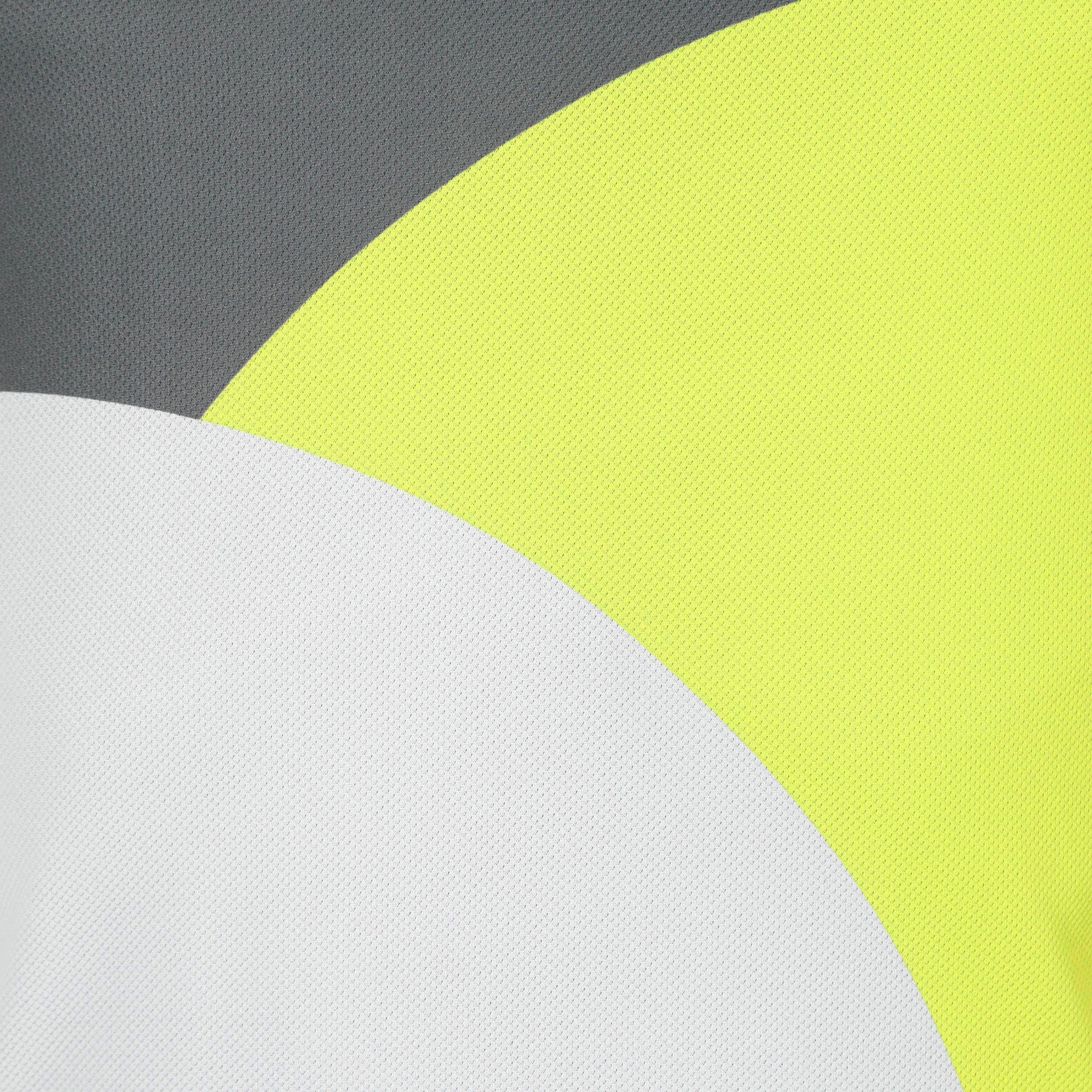 Bubble Camiseta De Manga Corta Hombres-Gris,Amarillo Limón - Image 4