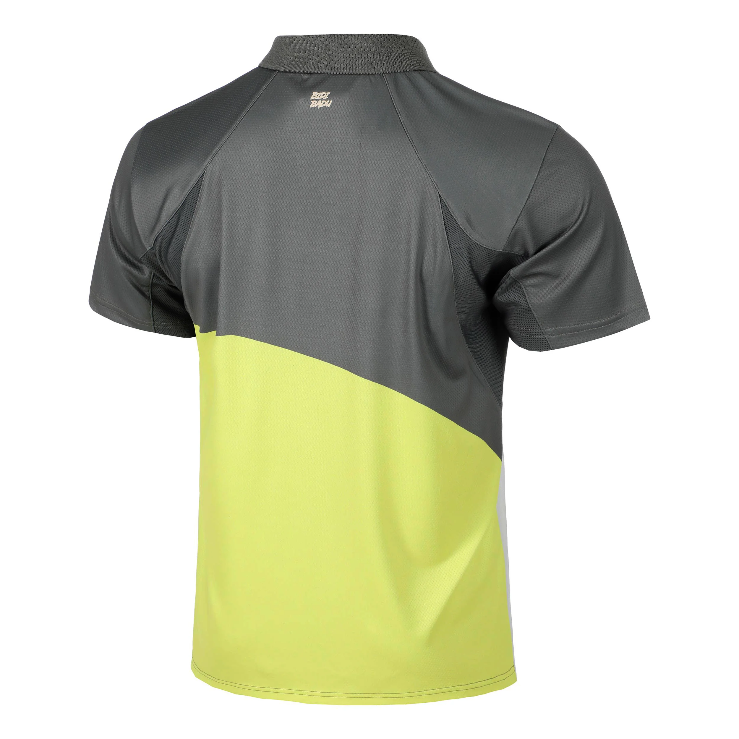 Bubble Polo Hombres-Gris,Amarillo Limón - Image 2