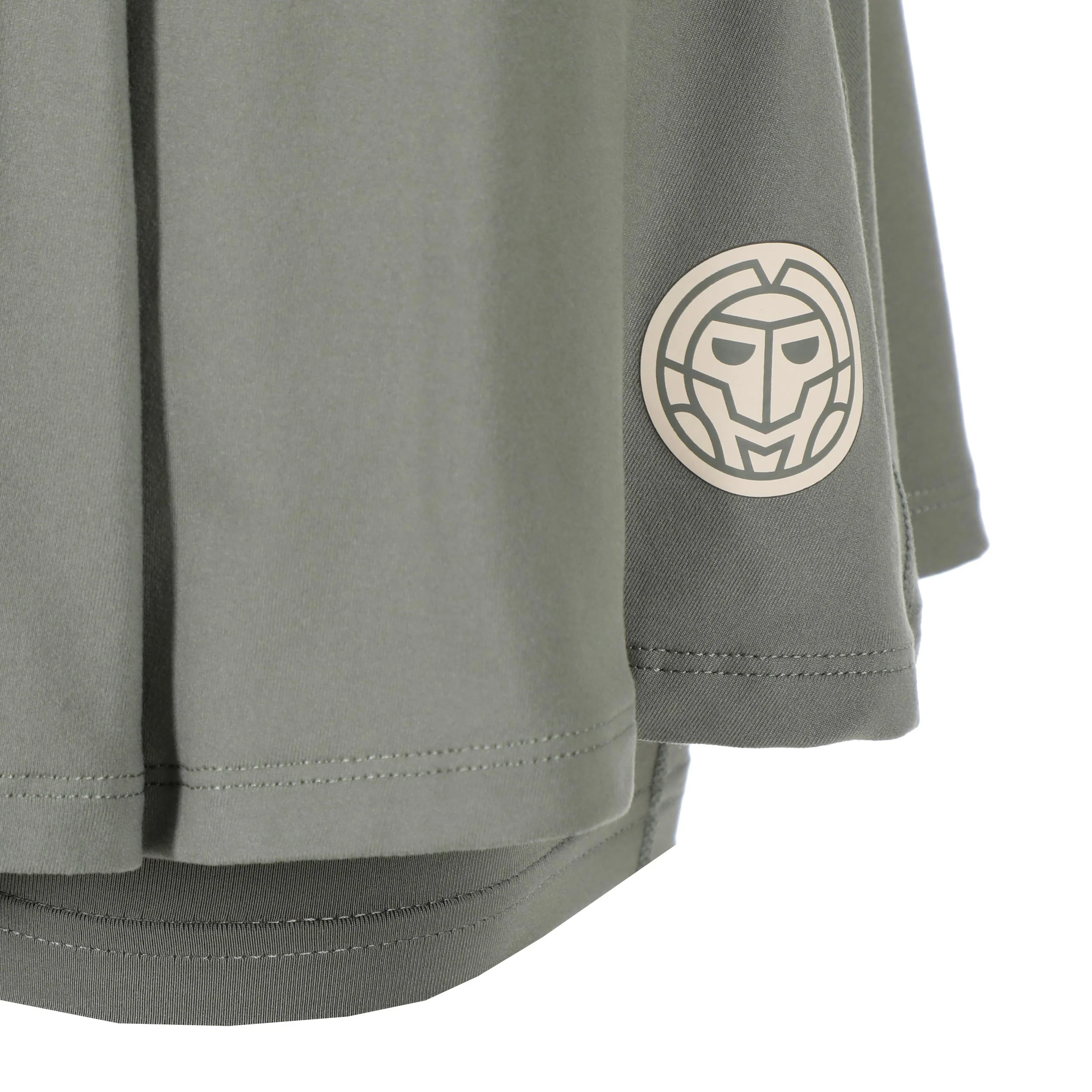 Bubble Wavy Falda Mujeres-Gris - Image 3