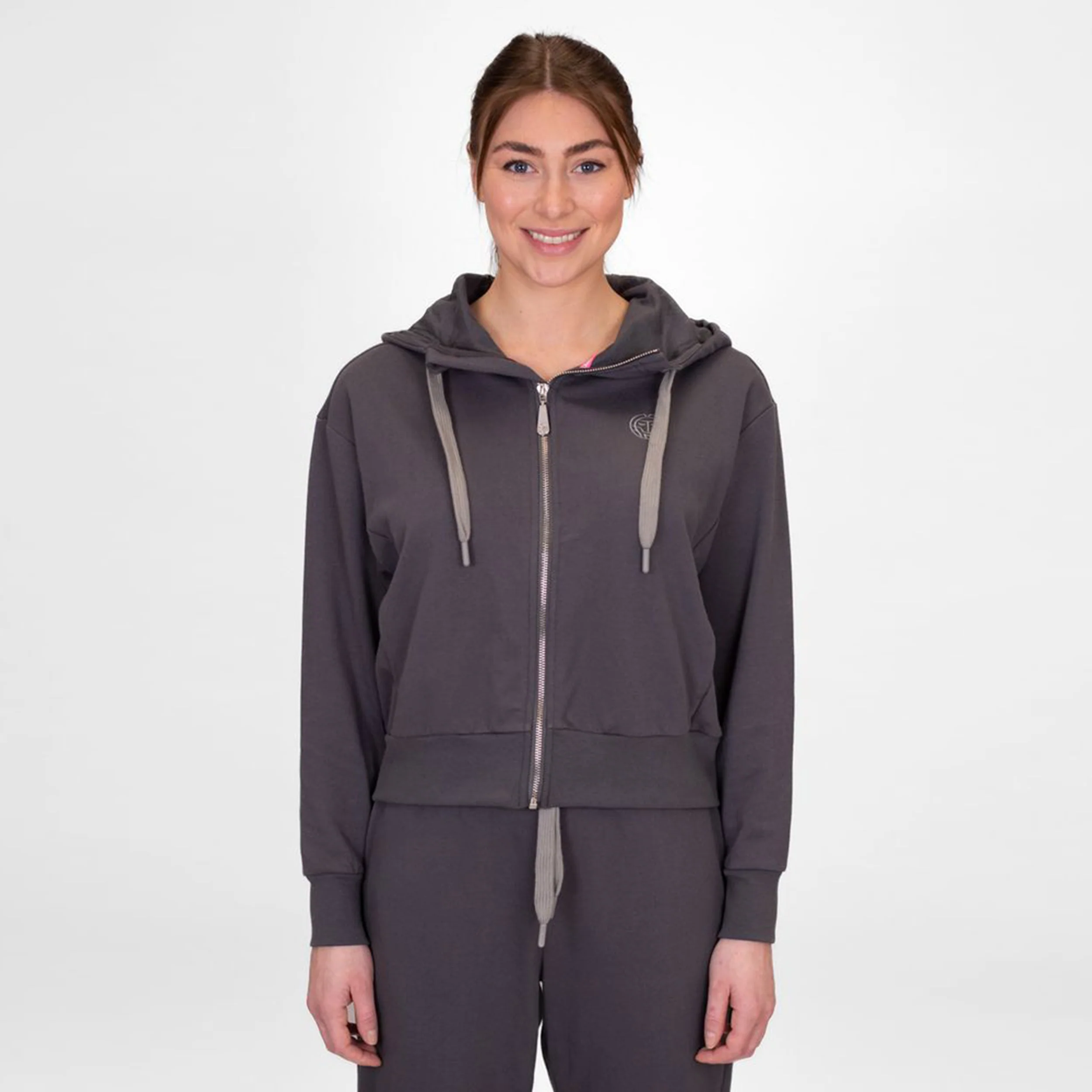 Chill Chaqueta De Entrenamiento Mujeres-Gris Oscuro - Image 3