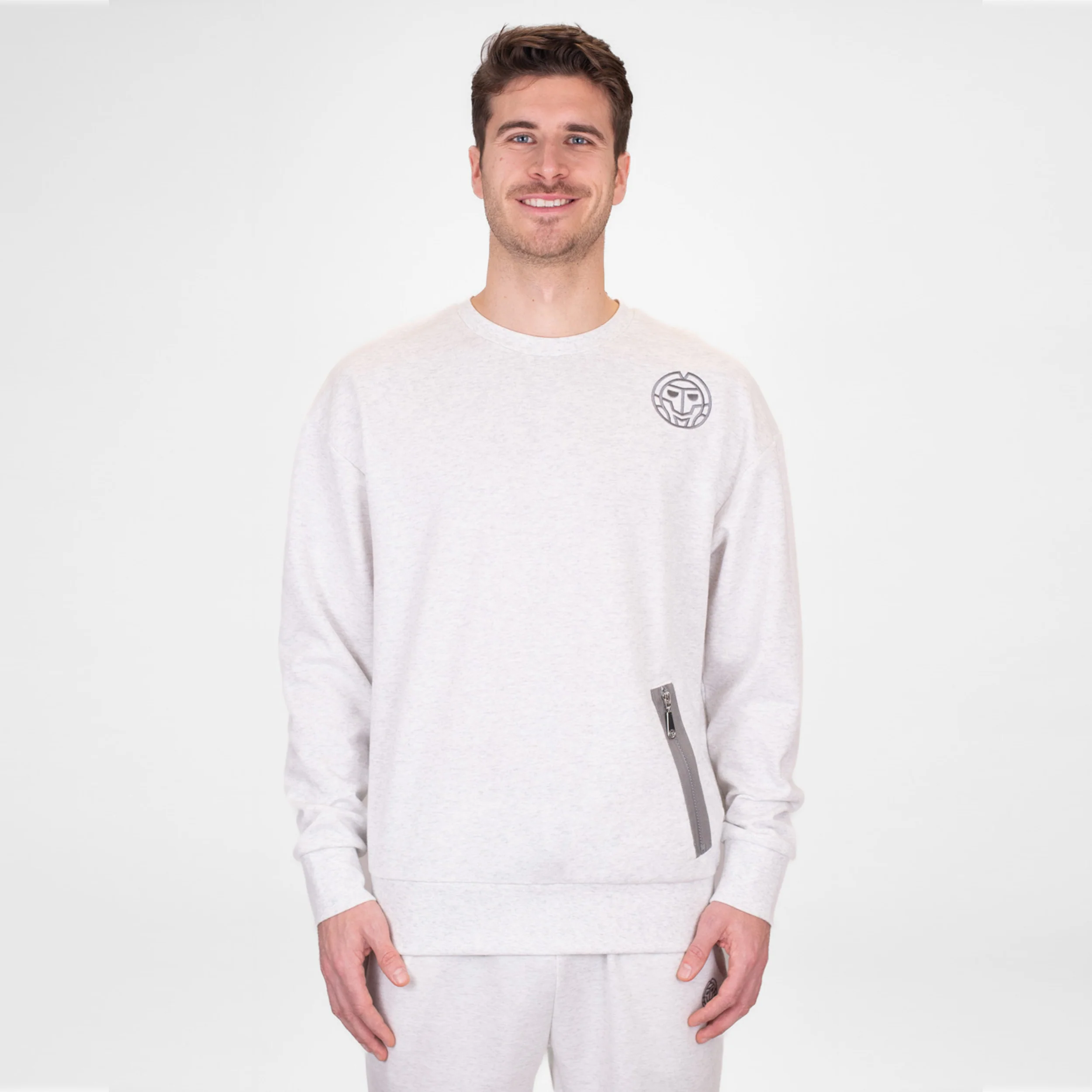 Chill Crew Sudadera Hombres-Crema - Image 6