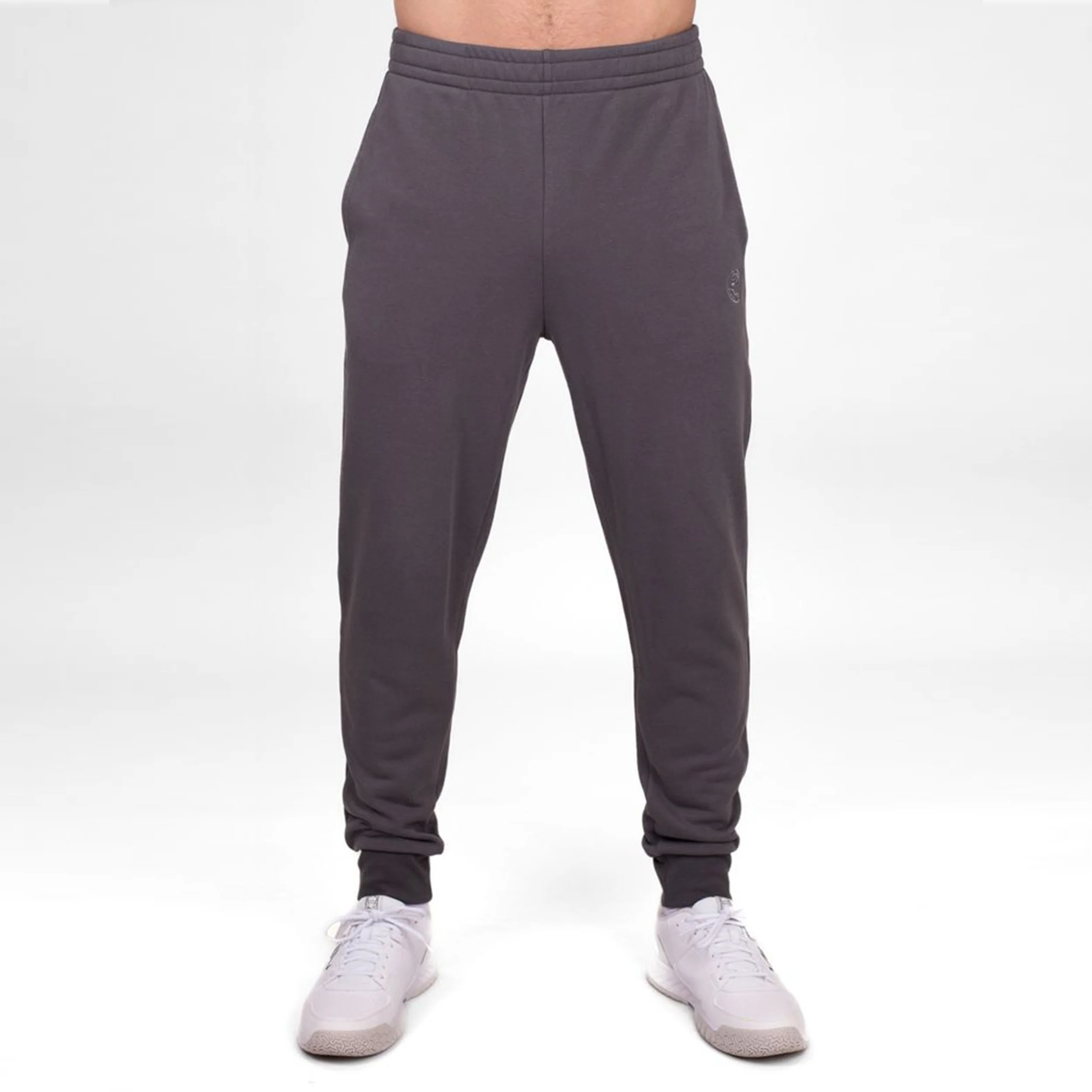 Chill Wide Leg Pantalón De Entrenamiento Hombres-Gris - Image 3