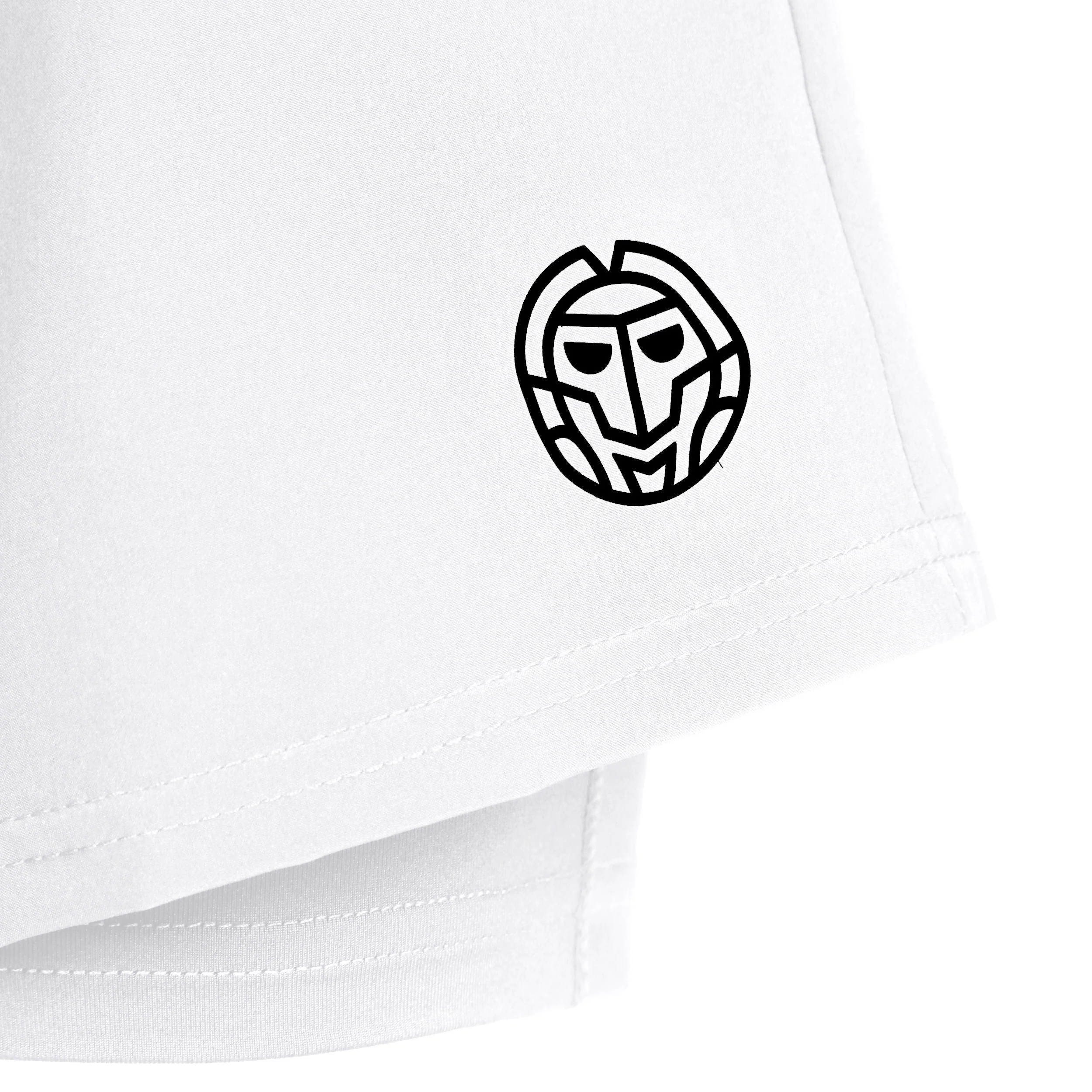 Crew 2 In 1 Shorts Mujeres-Blanco - Image 3
