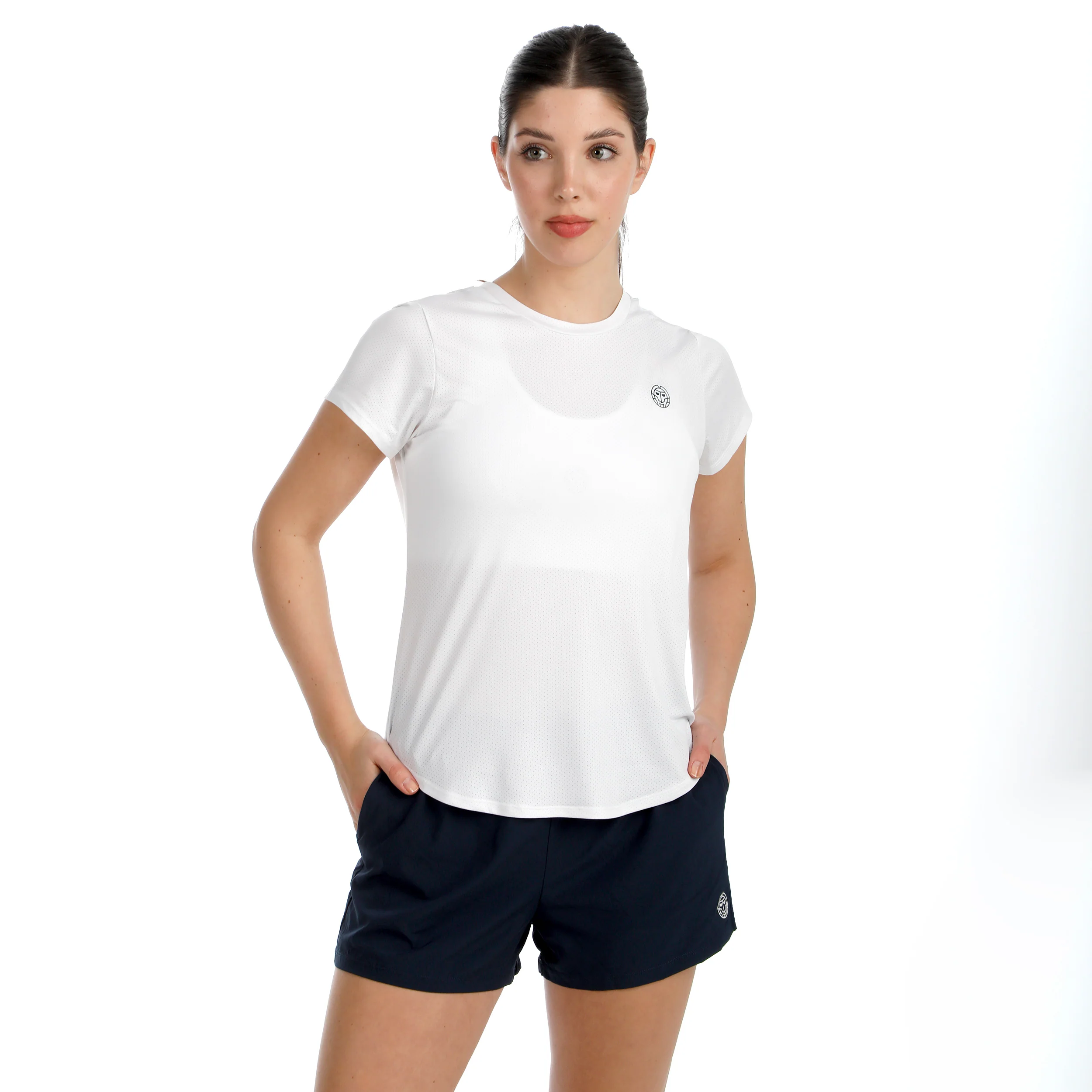 Crew 2.0 2in1 Shorts Mujeres-azul oscuro - Image 2