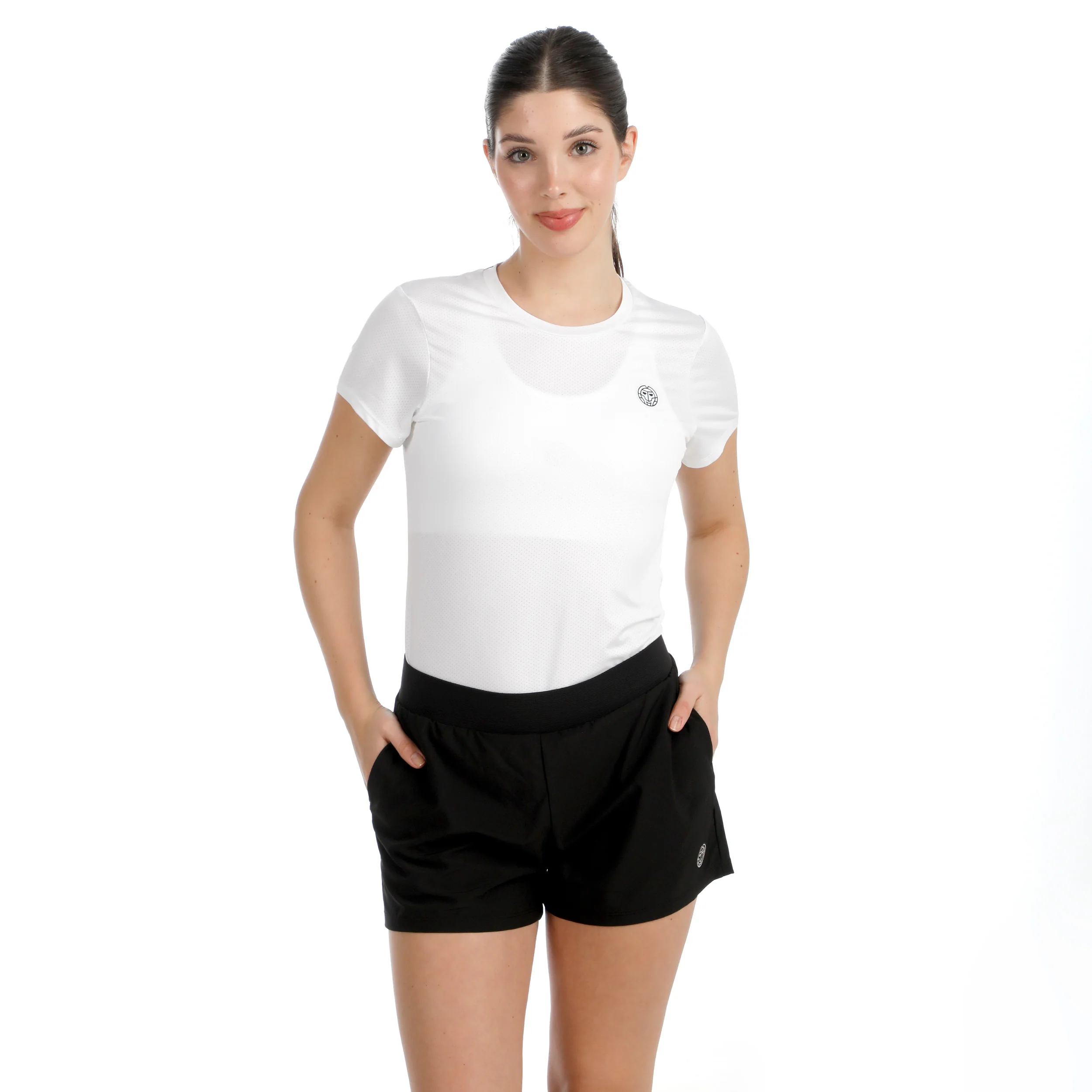 Crew 2.0 2in1 Shorts Mujeres-negro - Image 2