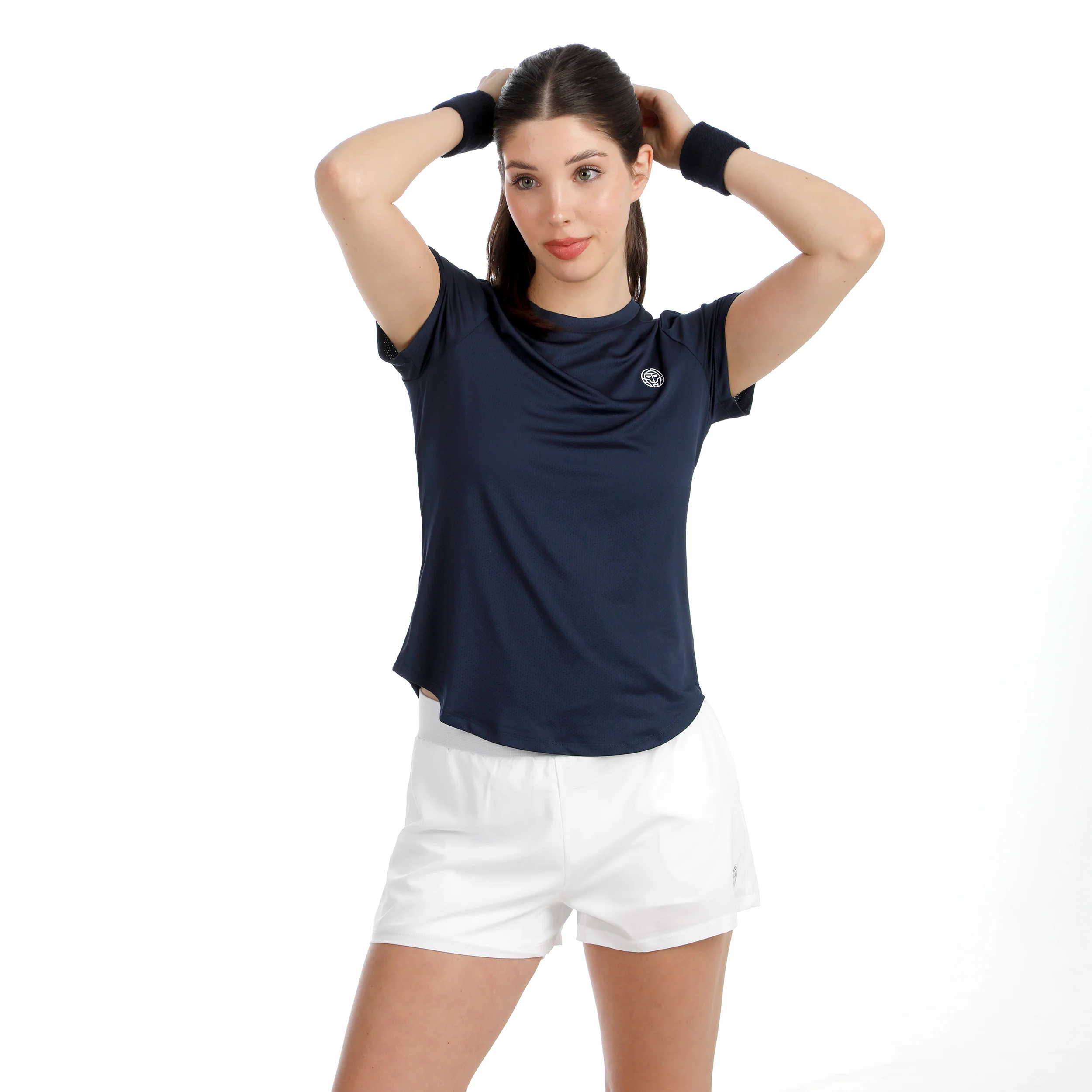 Crew 2.0 Camiseta de manga corta Mujeres-azul oscuro
