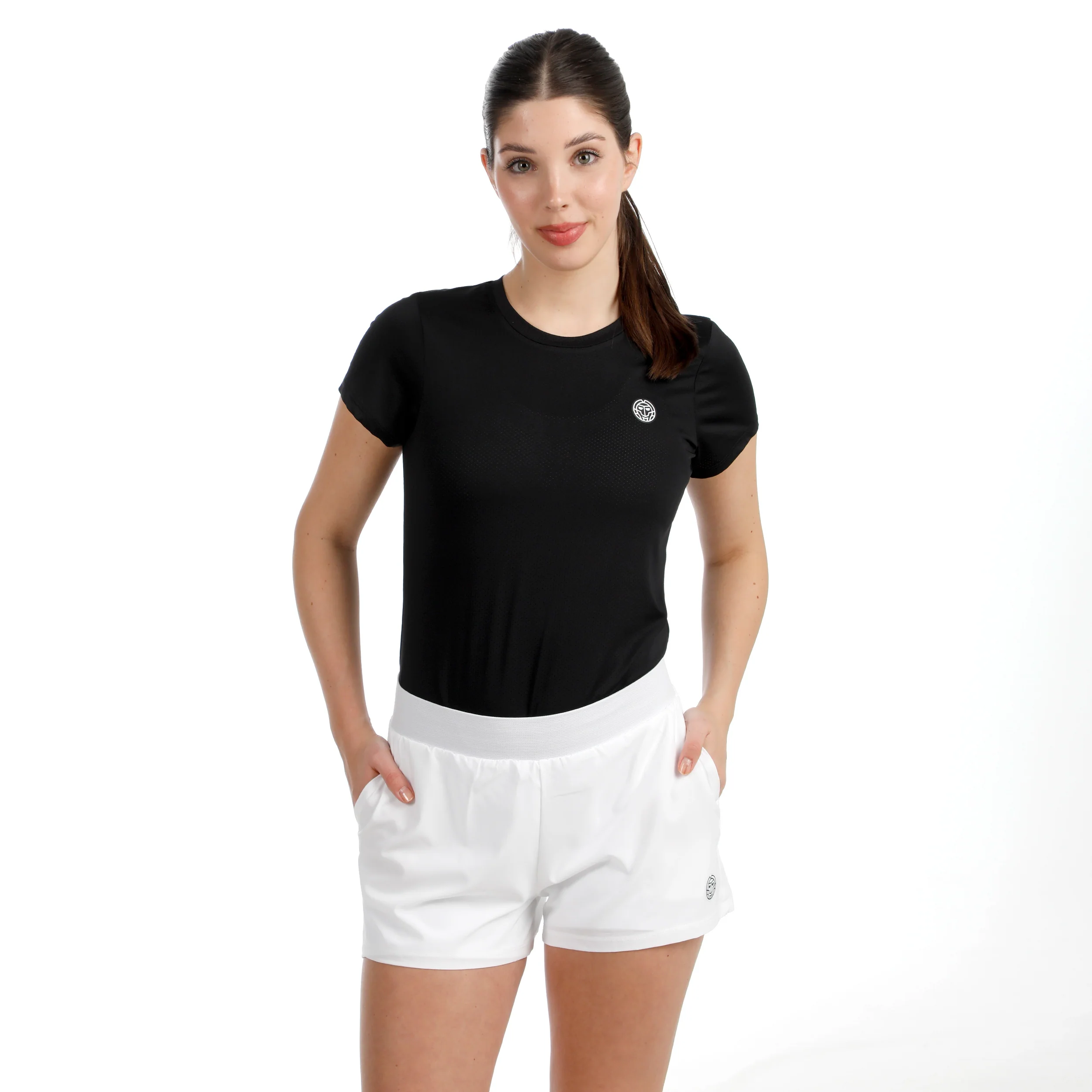 Crew 2.0 Camiseta de manga corta Mujeres-negro