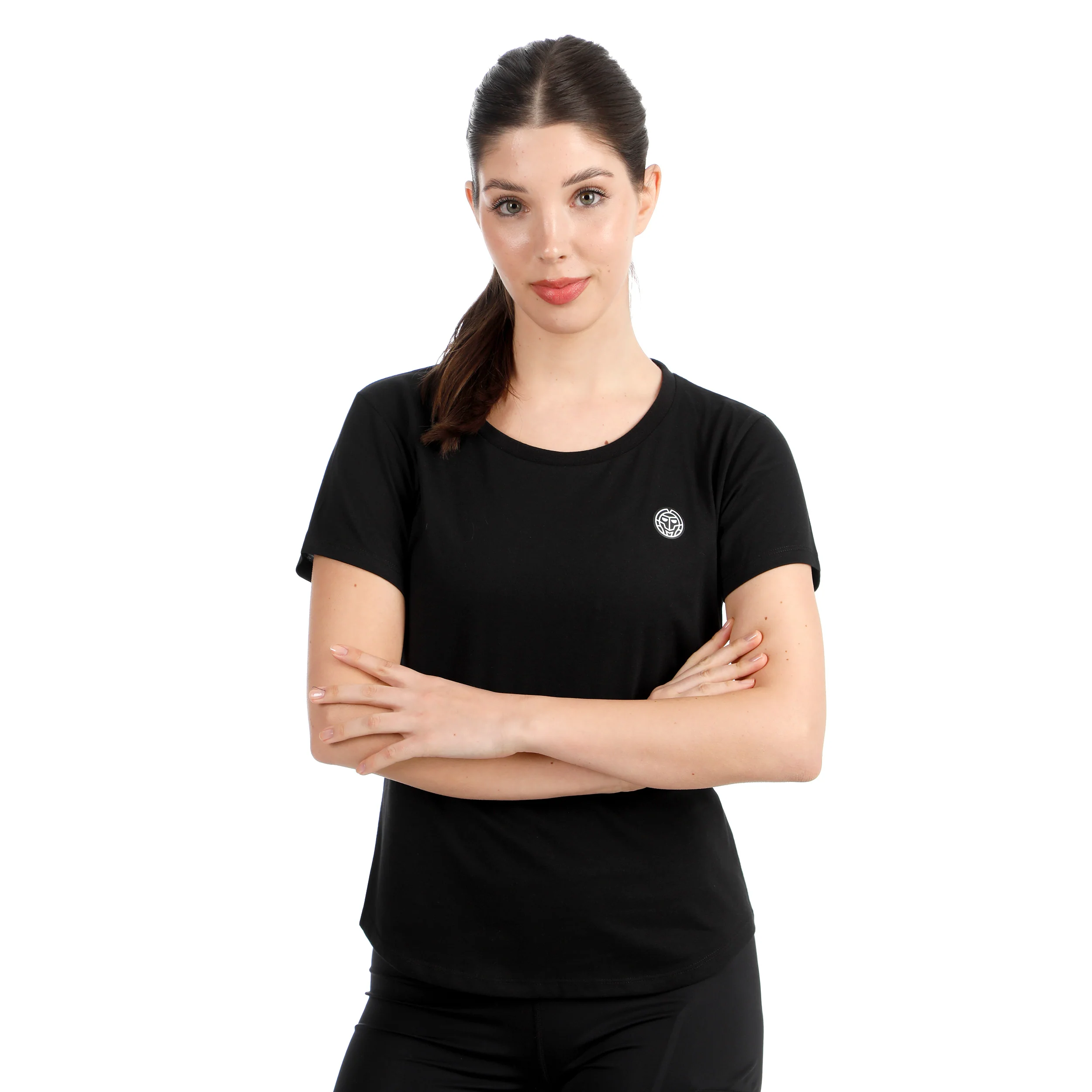 Crew 2.0 Chill Camiseta de manga corta Mujeres-negro