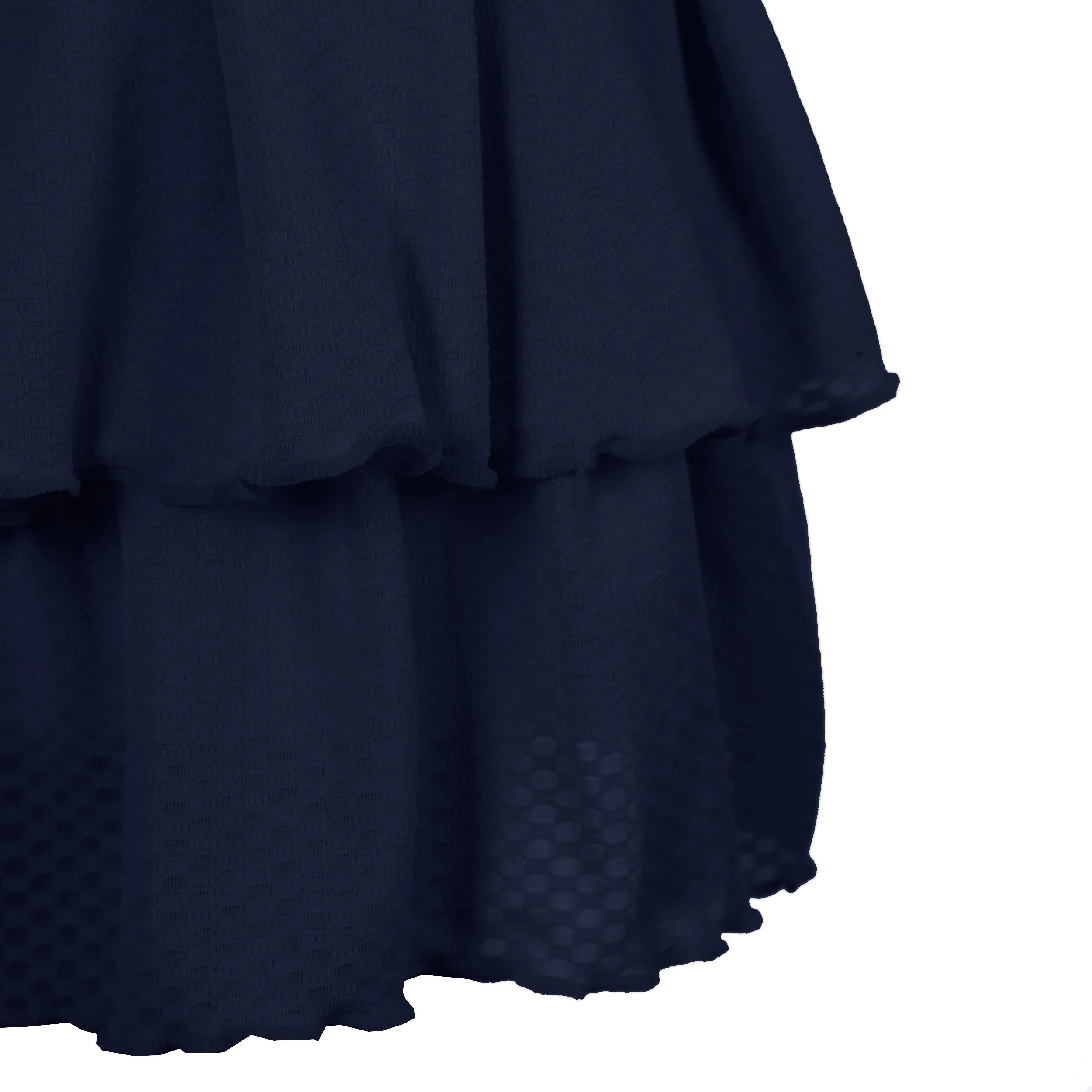 Crew 2.0 Pleated Falda Chicas-azul oscuro - Image 5