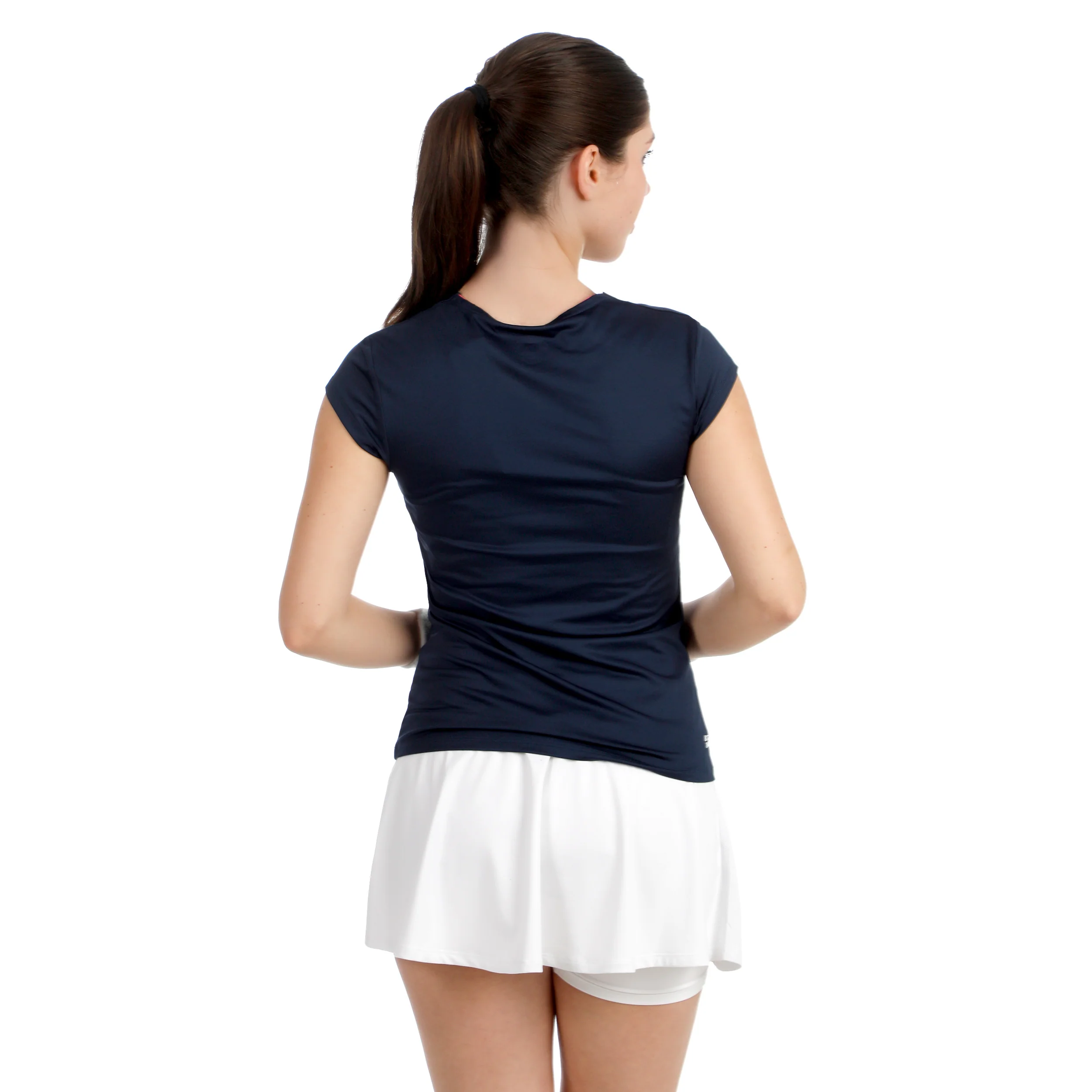 Crew 2.0 V-Neck Camiseta de manga corta Mujeres-azul oscuro - Image 2