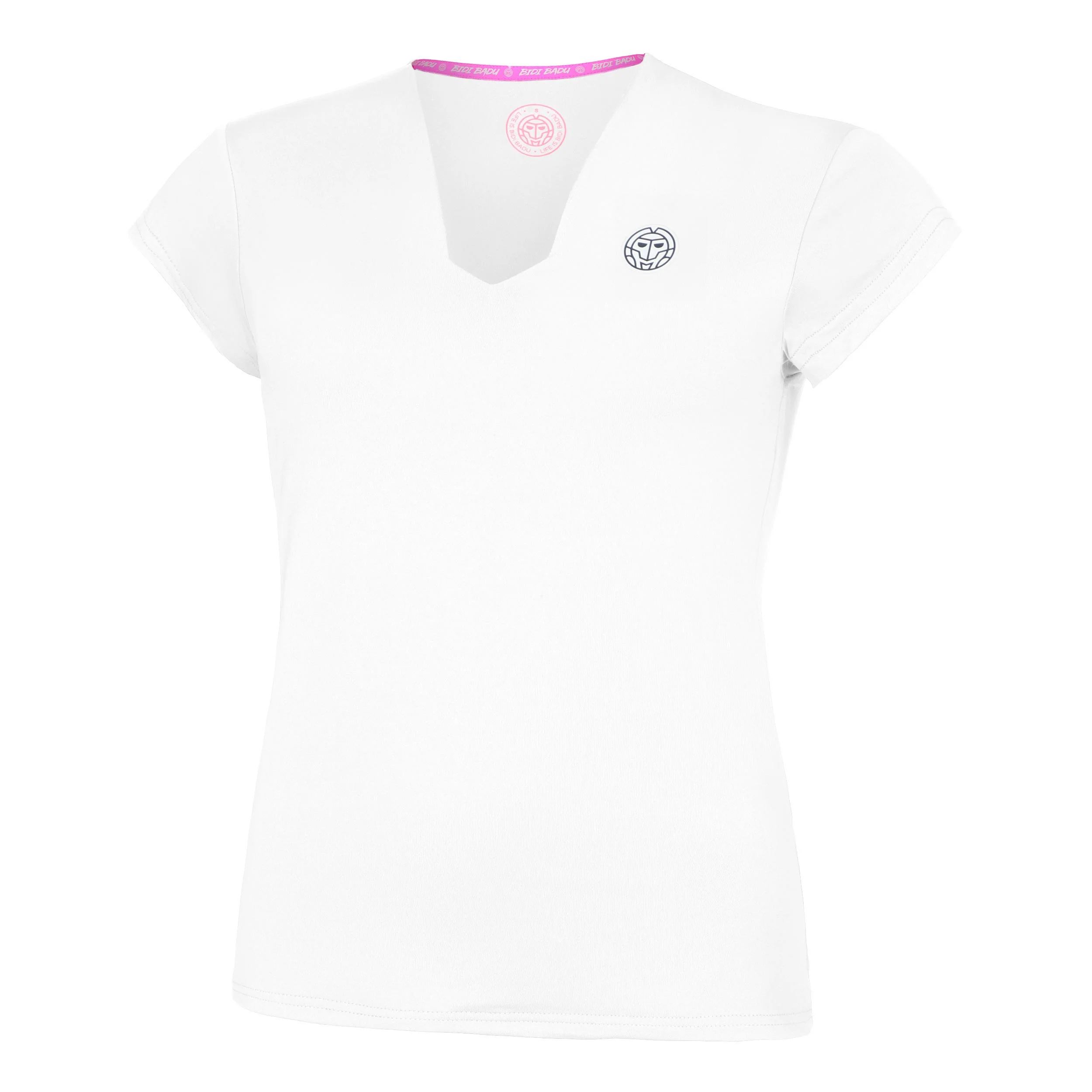 Crew 2.0 V-Neck Camiseta de manga corta Mujeres-blanco - Image 5