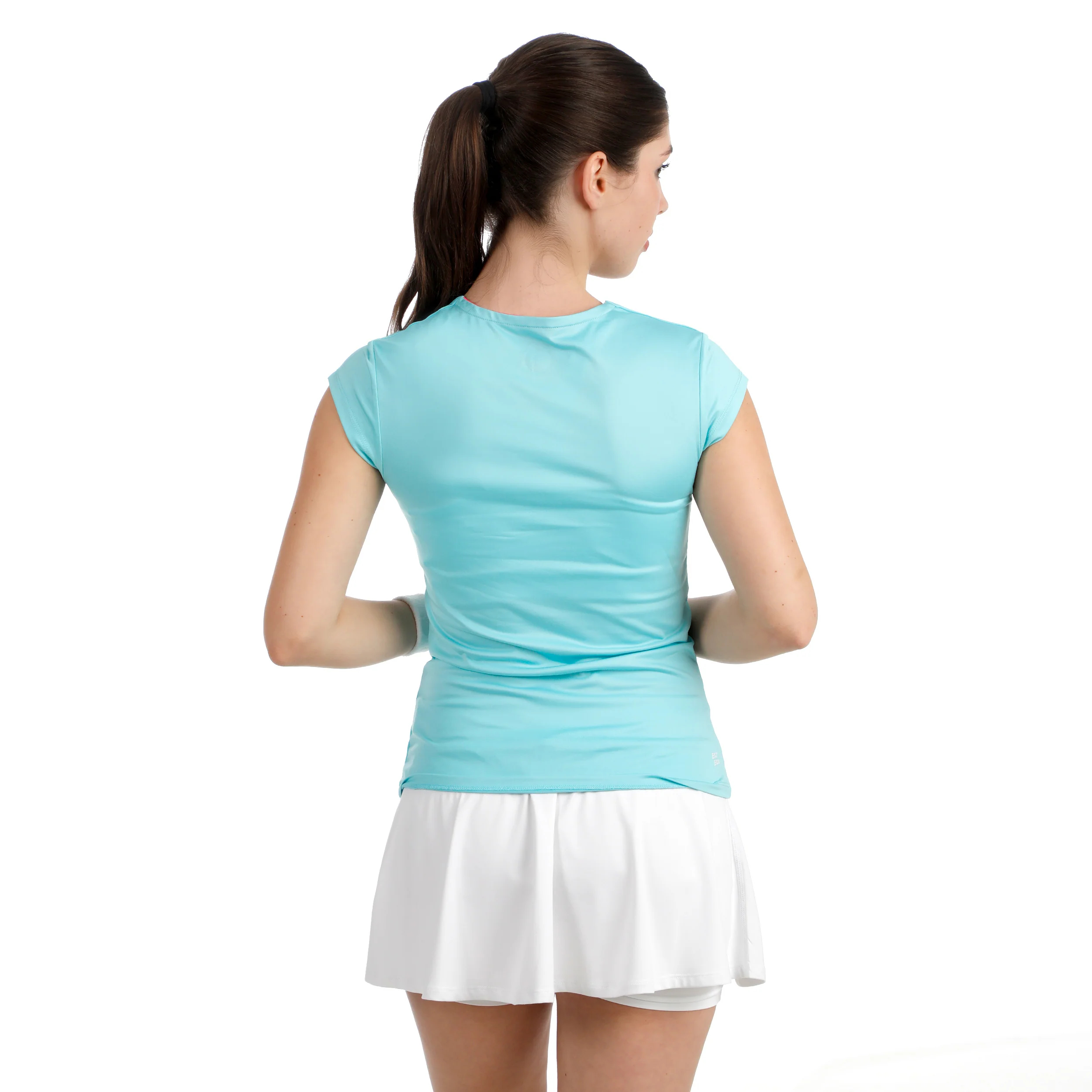 Crew 2.0 V-Neck Camiseta de manga corta Mujeres-turquesa - Image 6
