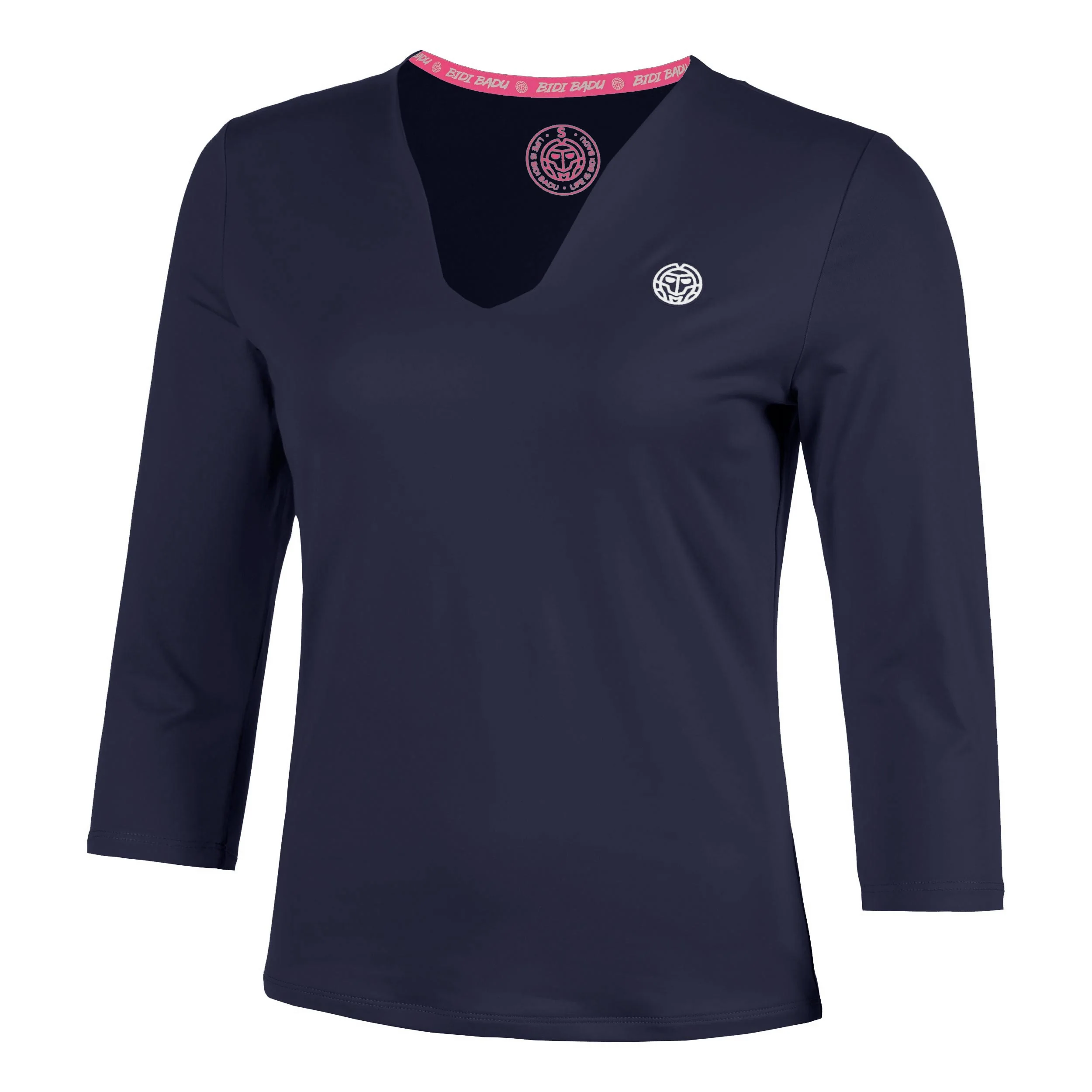 Crew 2.0 V-Neck Camiseta de manga larga Mujeres-azul oscuro - Image 5