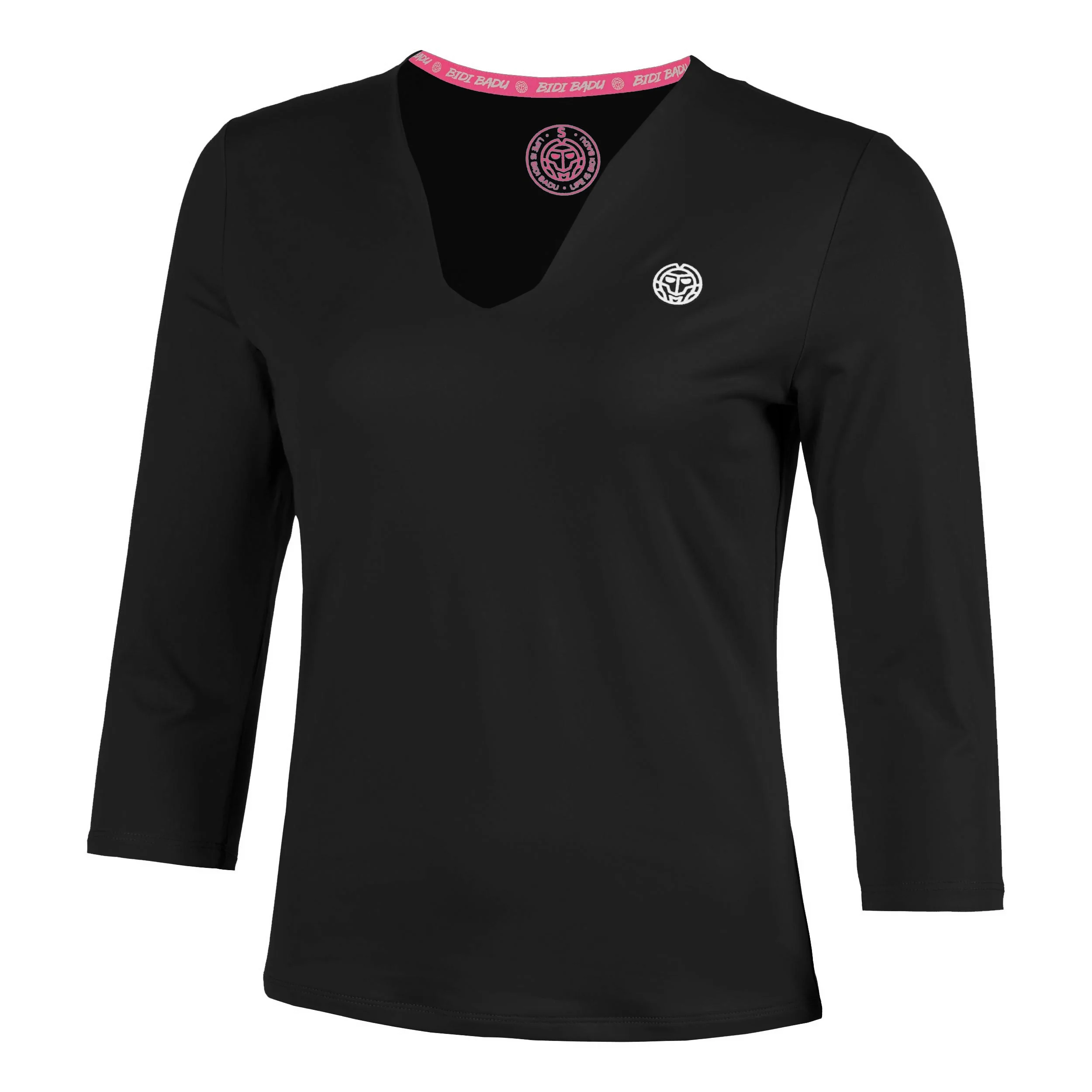 Crew 2.0 V-Neck Camiseta de manga larga Mujeres-negro - Image 5