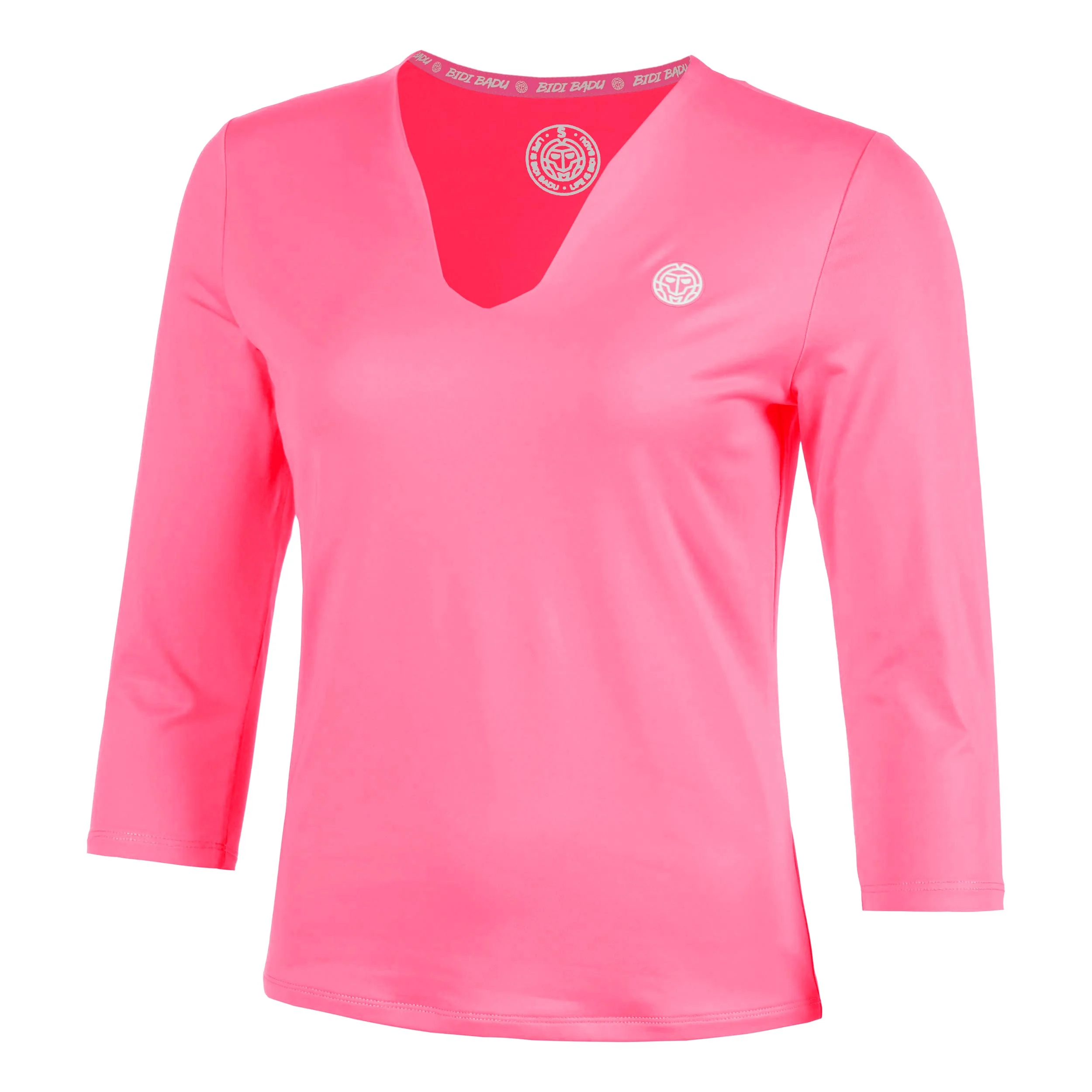 Crew 2.0 V-Neck Camiseta de manga larga Mujeres-rosa - Image 5